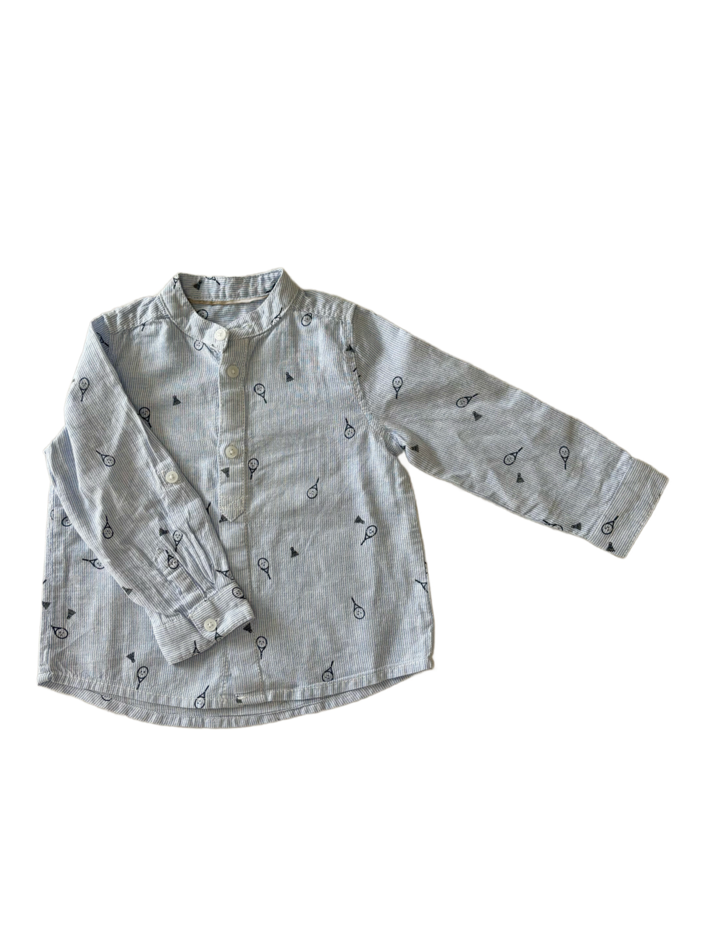 Chemise Rayée Bleue - Inextenso - 18 mois