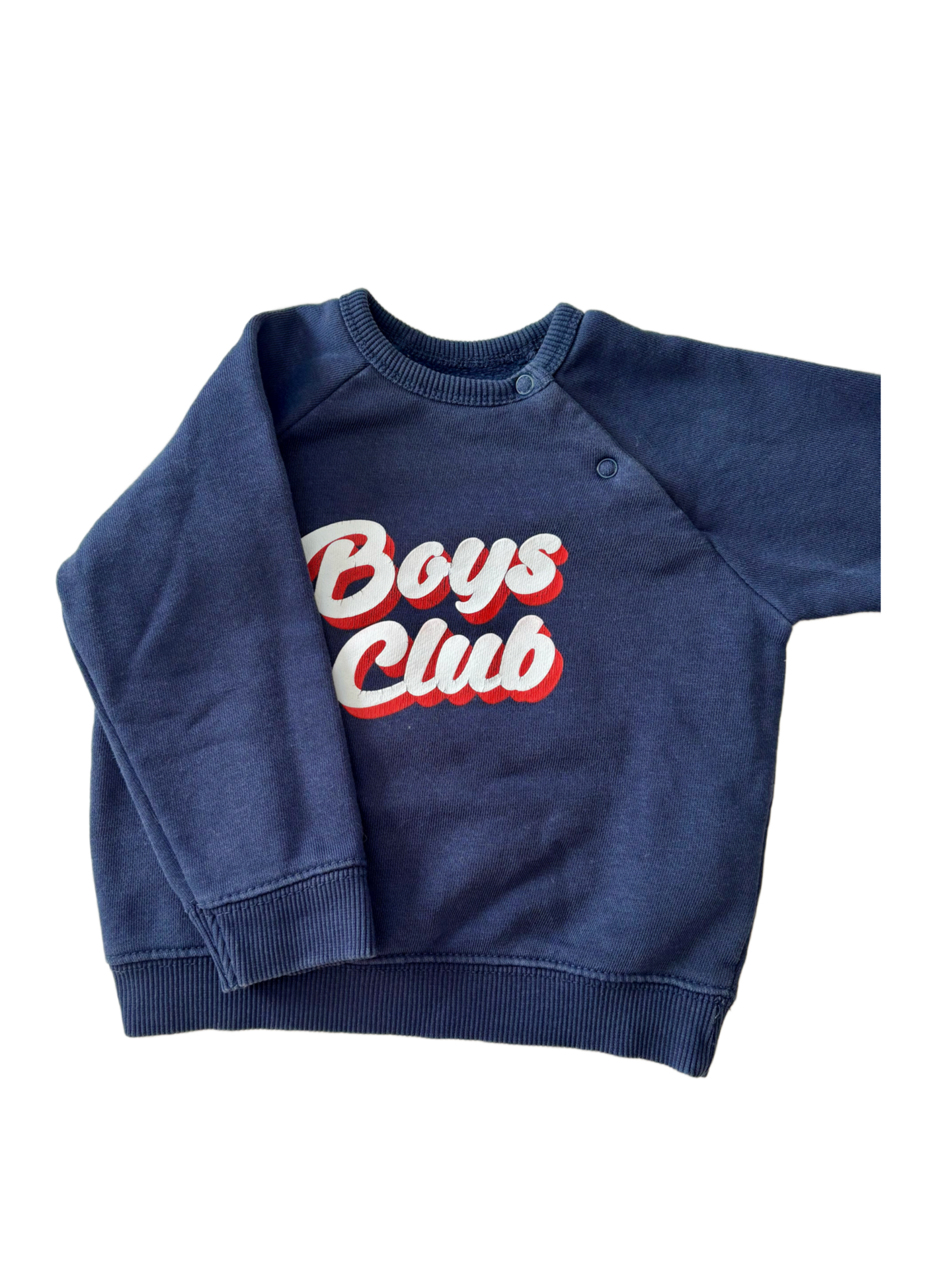 Sweat Bleu Marine - Bout'Chou - 12 mois