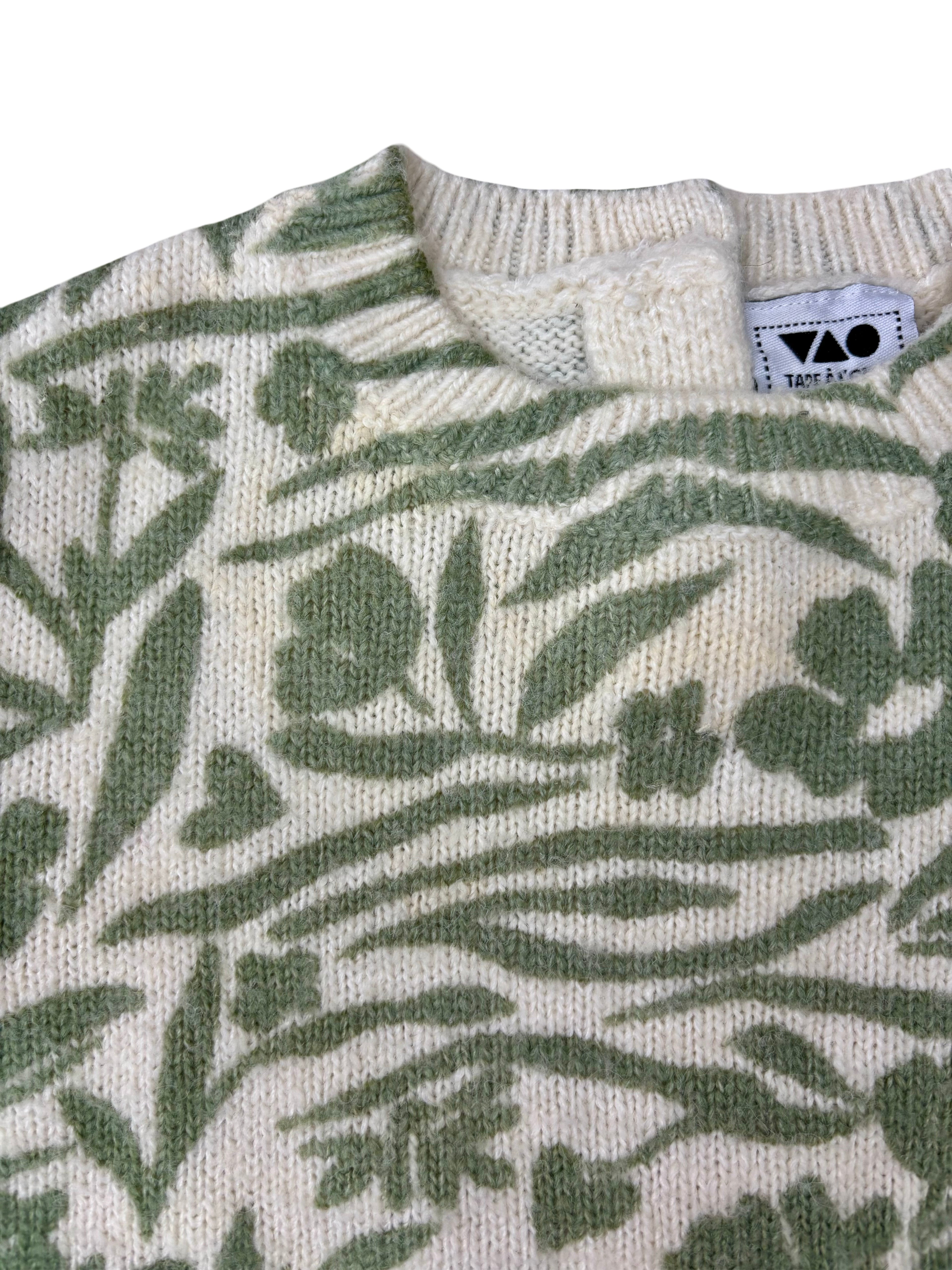 Pull Fleurs Vertes - Tape À l’Oeil - 9 mois