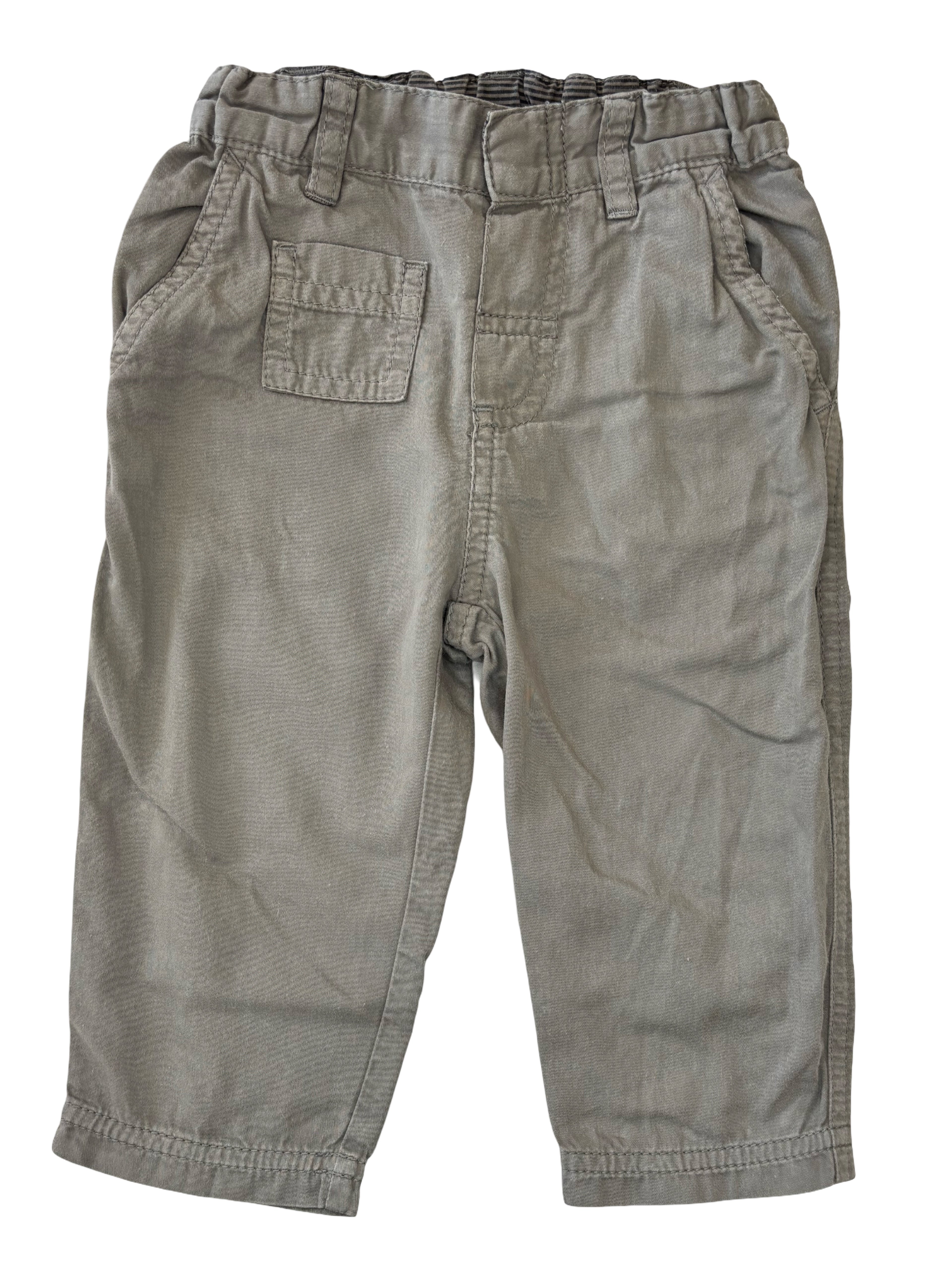 Pantalon Kaki - Petit Bateau - 12 mois