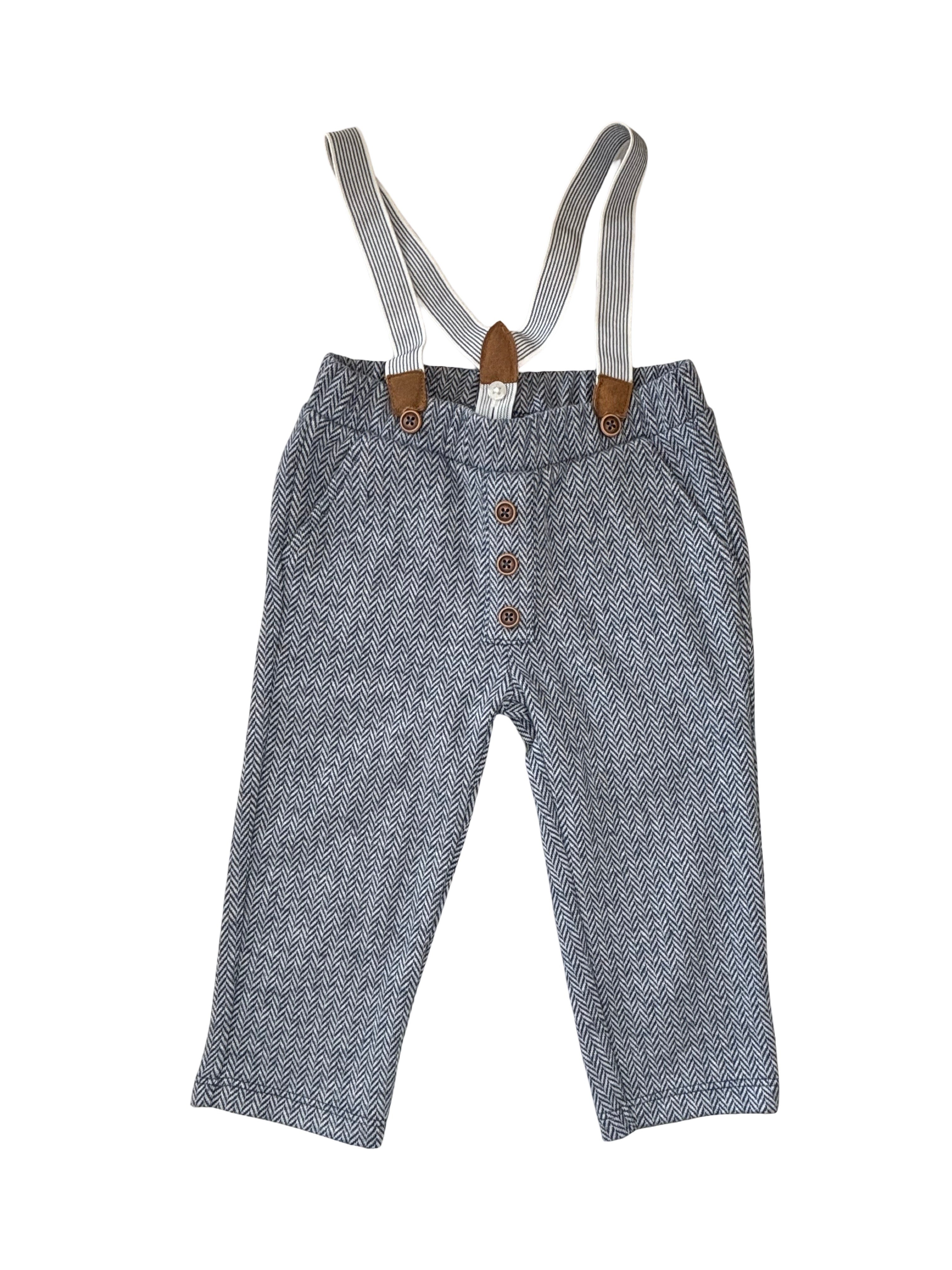 Pantalon À Bretelles - C&A - 9/12 mois