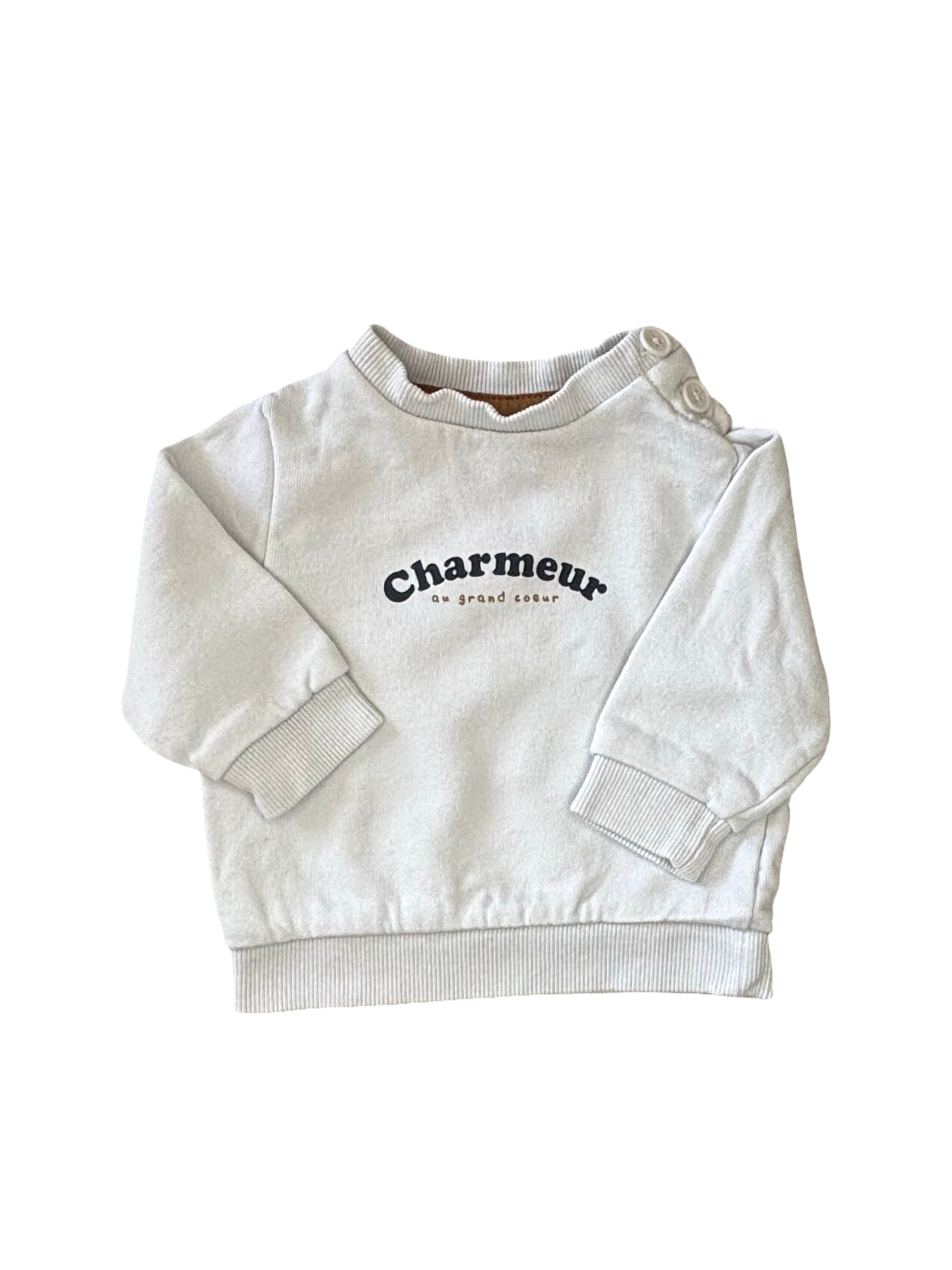 Sweat "Charmeur" - Kiabi - 3 mois