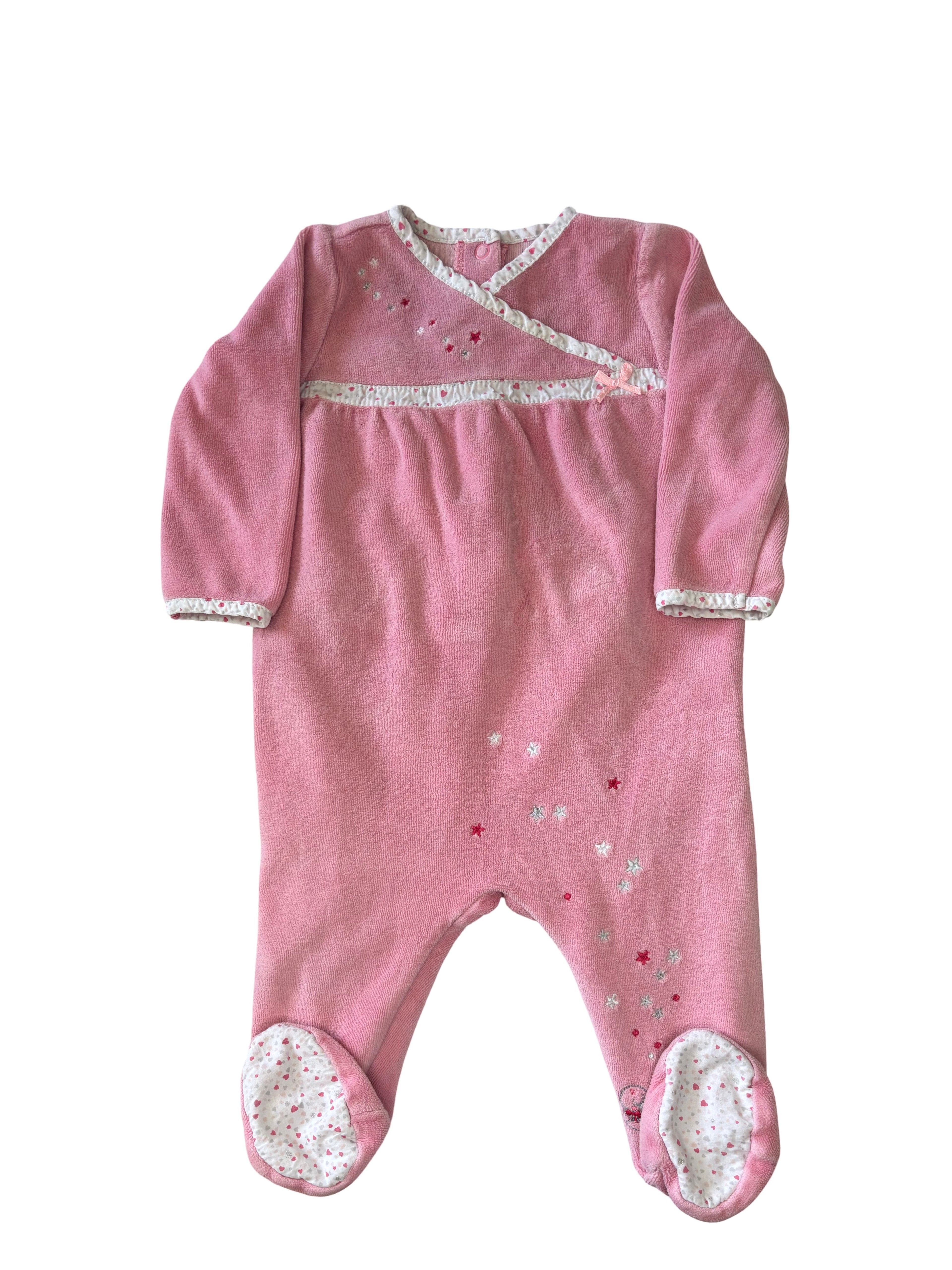 Pyjama Étoiles Rose - Sergent Major - 9 mois
