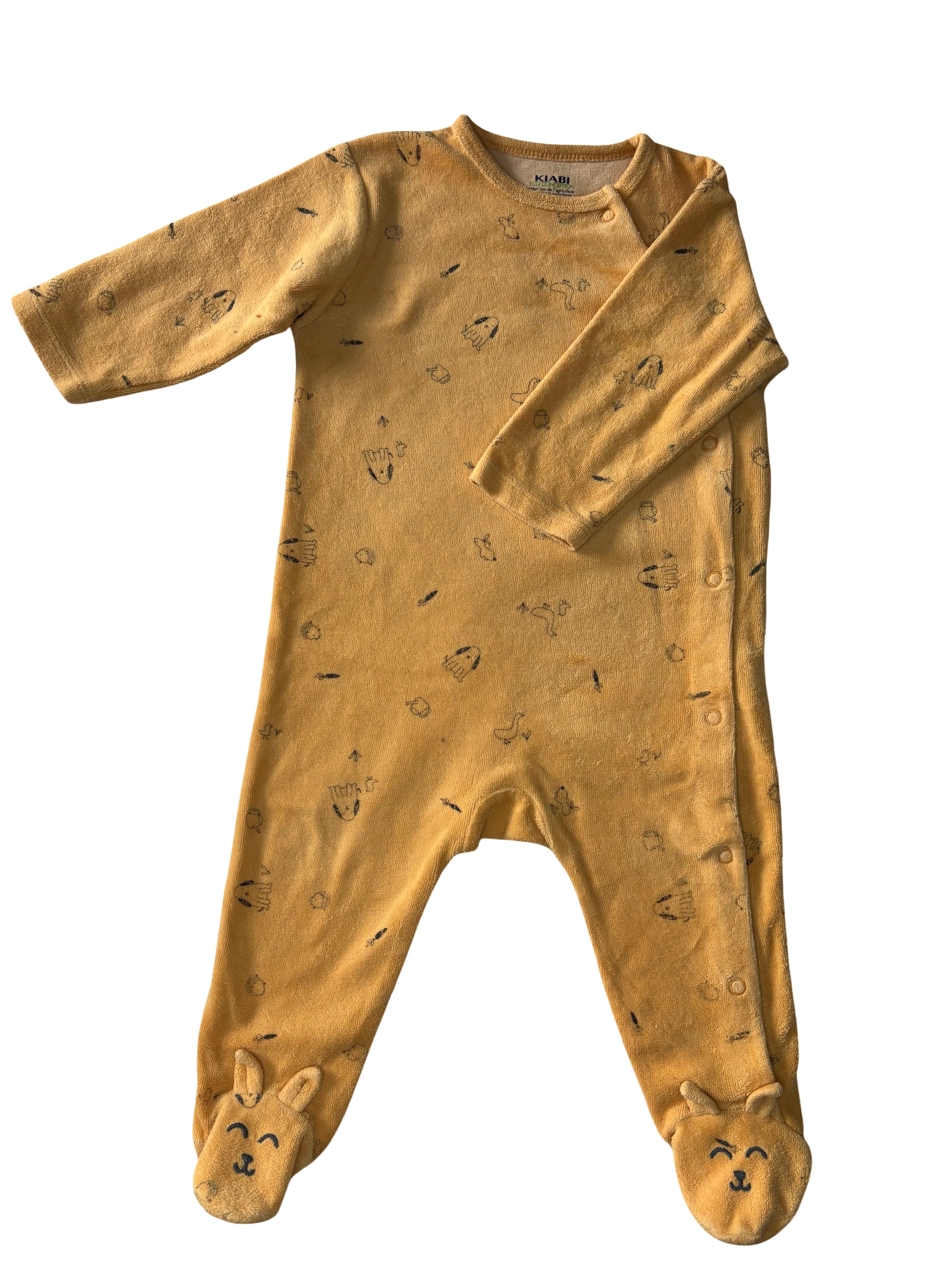 Pyjama Orange - Kiabi - 12 mois