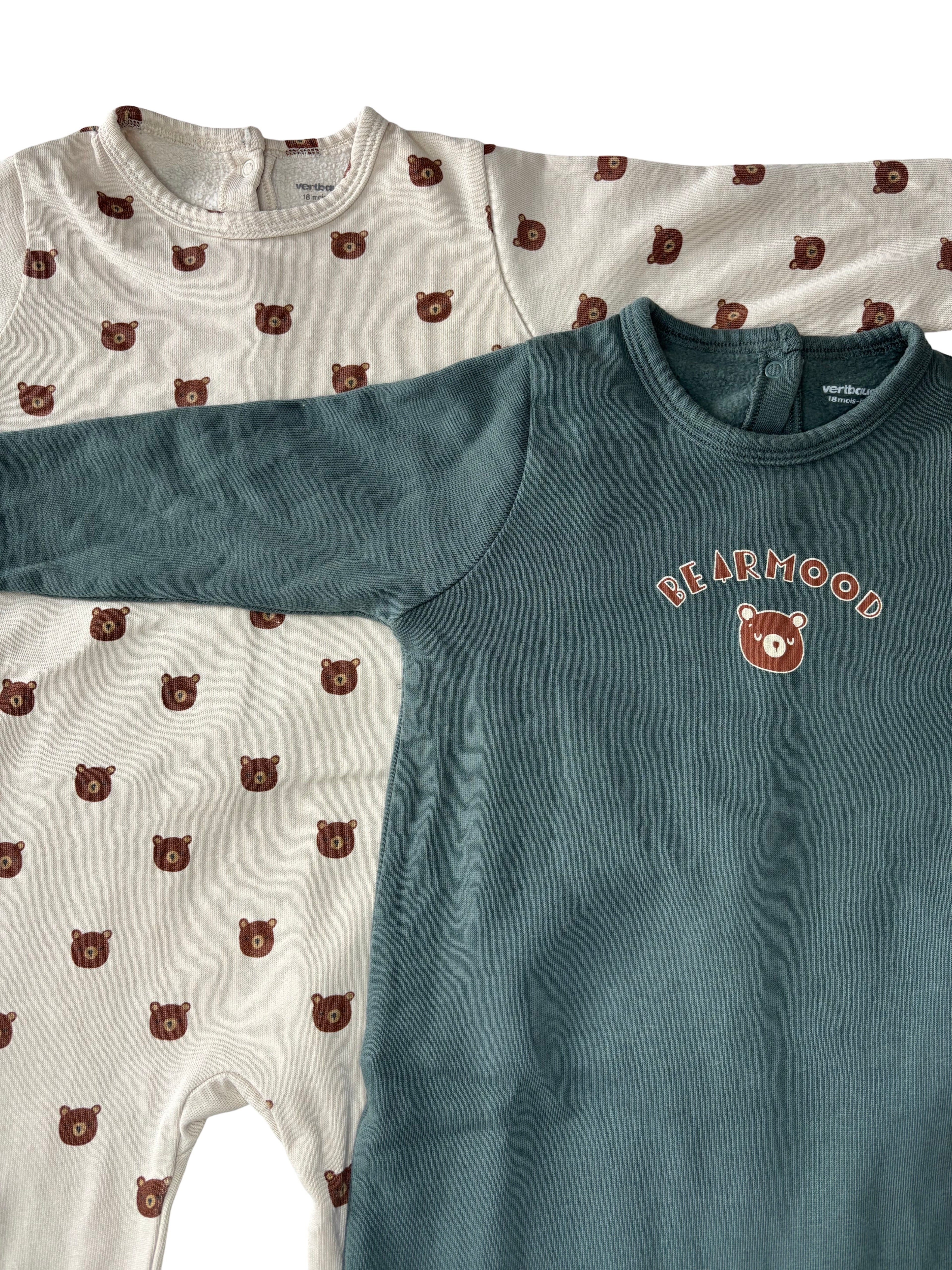 Lot Pyjamas Ours - Vertbaudet - 18 mois