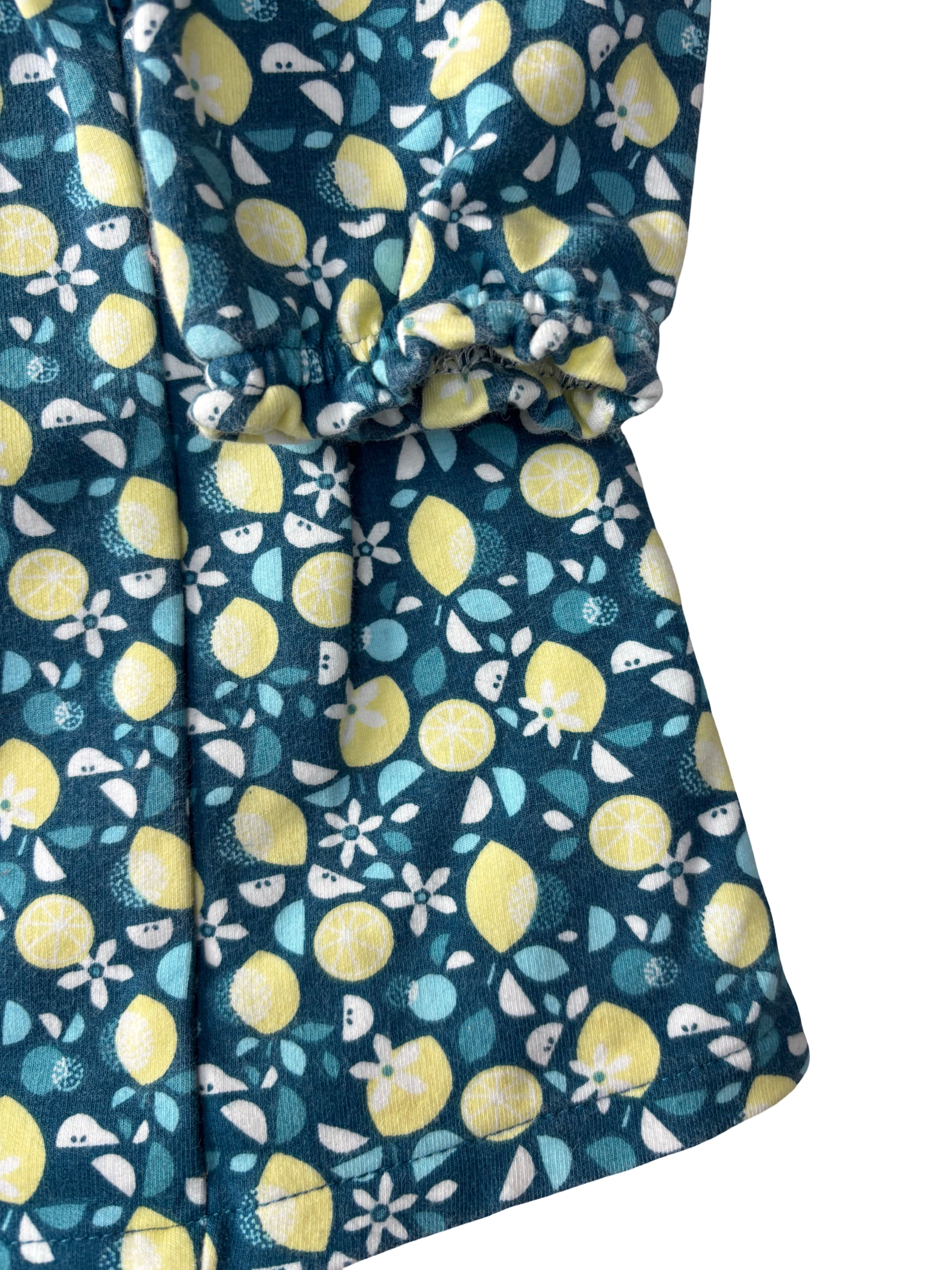 Robe Hiver Citrons - Obaïbi - 6 mois