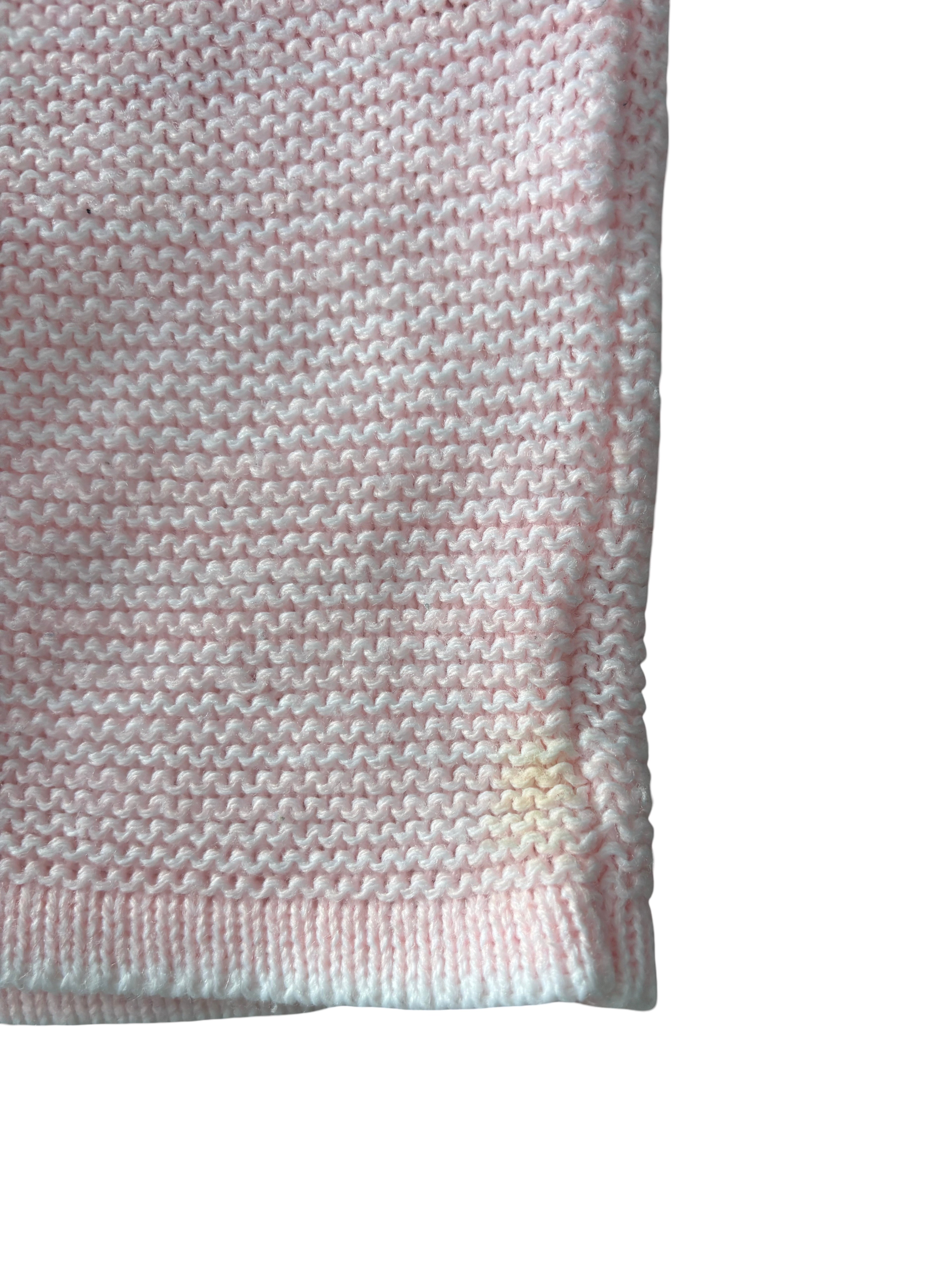 Veste Naissance - Tricoté Main - 0 mois