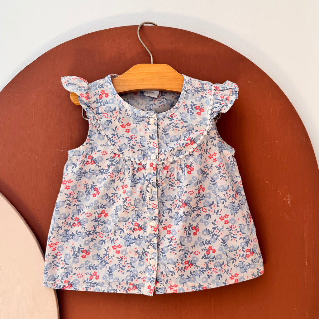 Débardeur À Motifs Fleurs - H&M - 12/18 mois