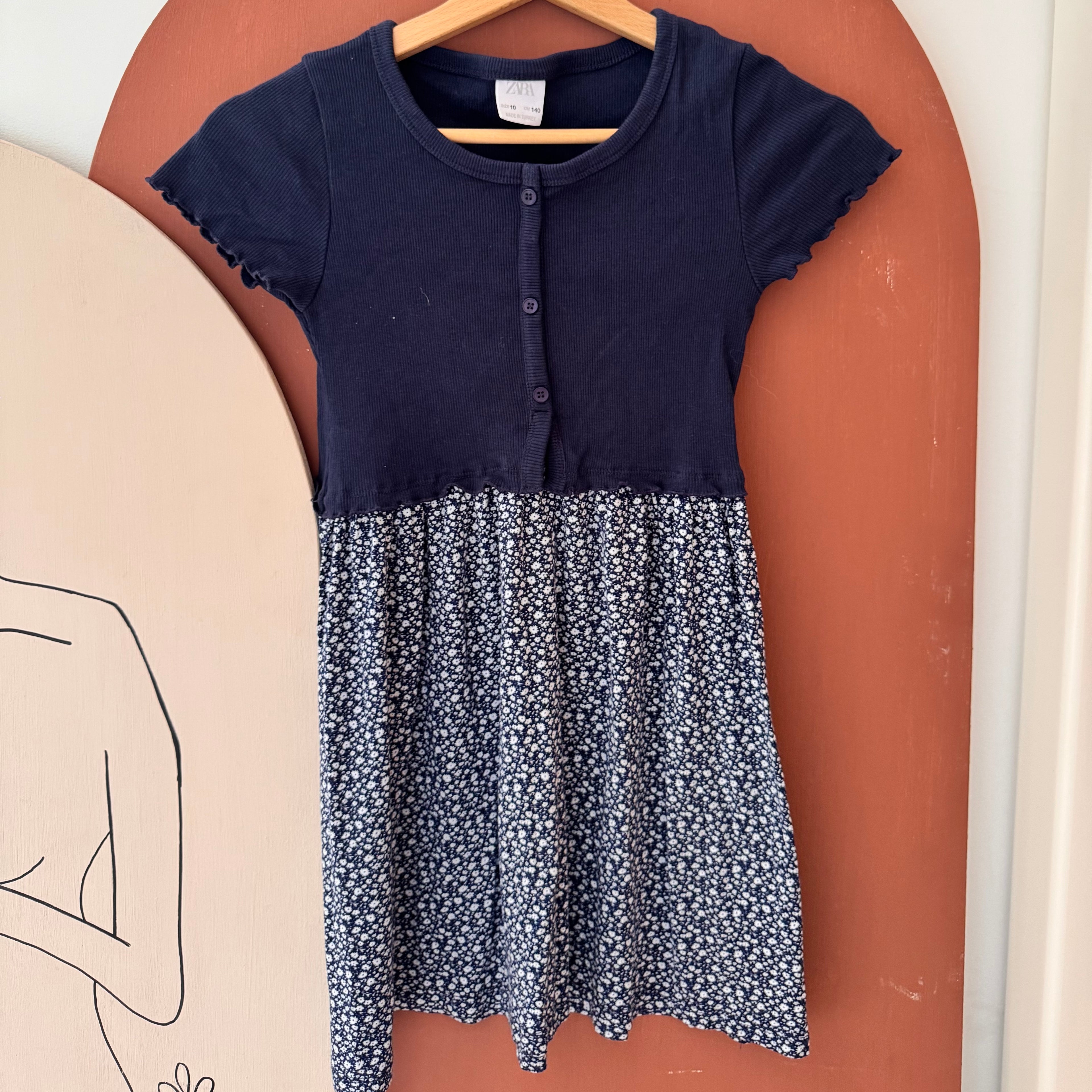 Robe À Manches Courtes - Zara - 10 ans