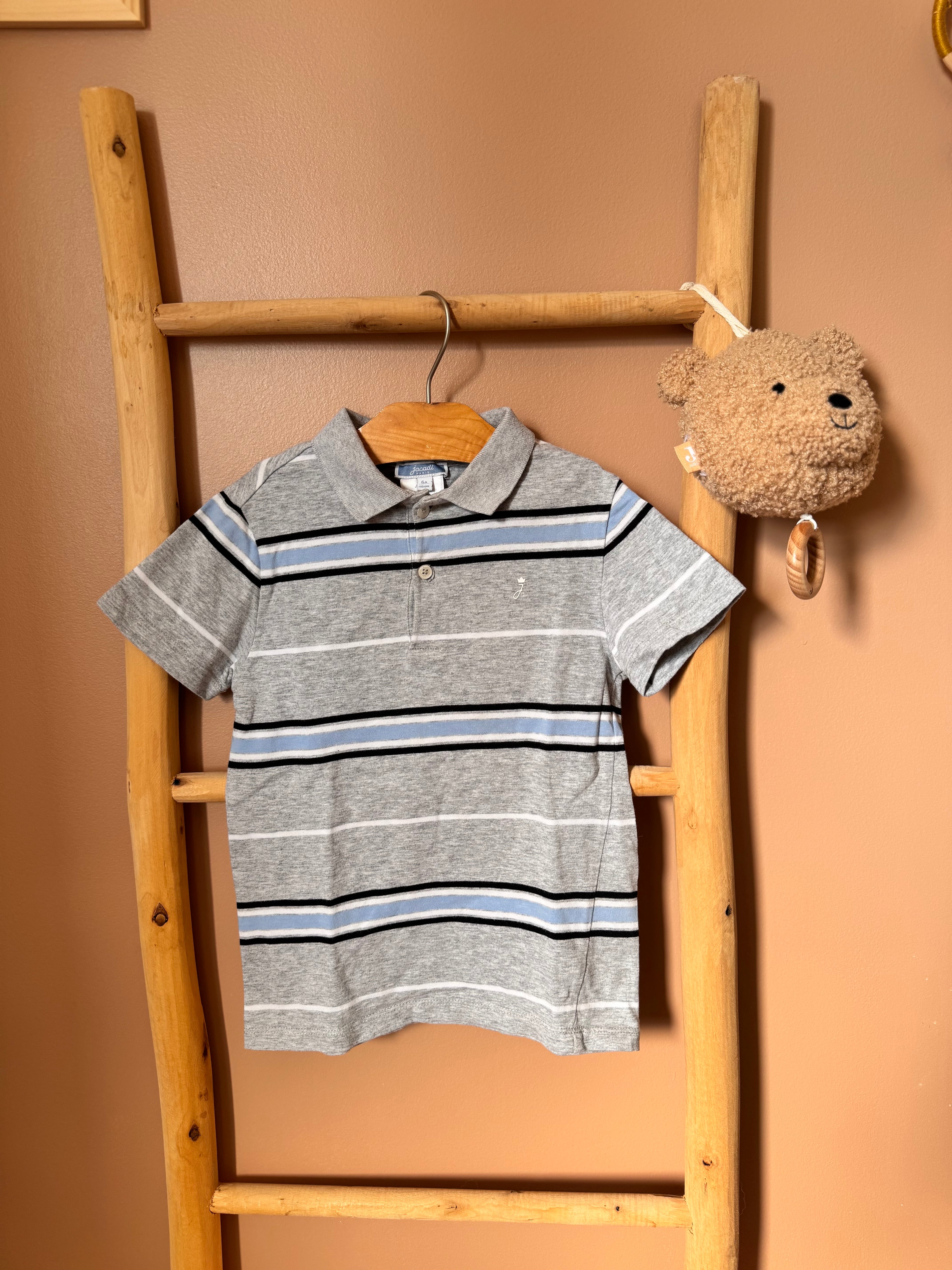 Polo Rayures - Jacadi - 6 ans