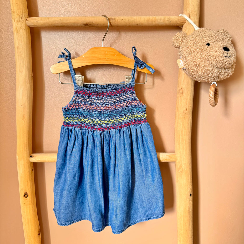 Robe Effet Jean - Primark - 6/9 mois