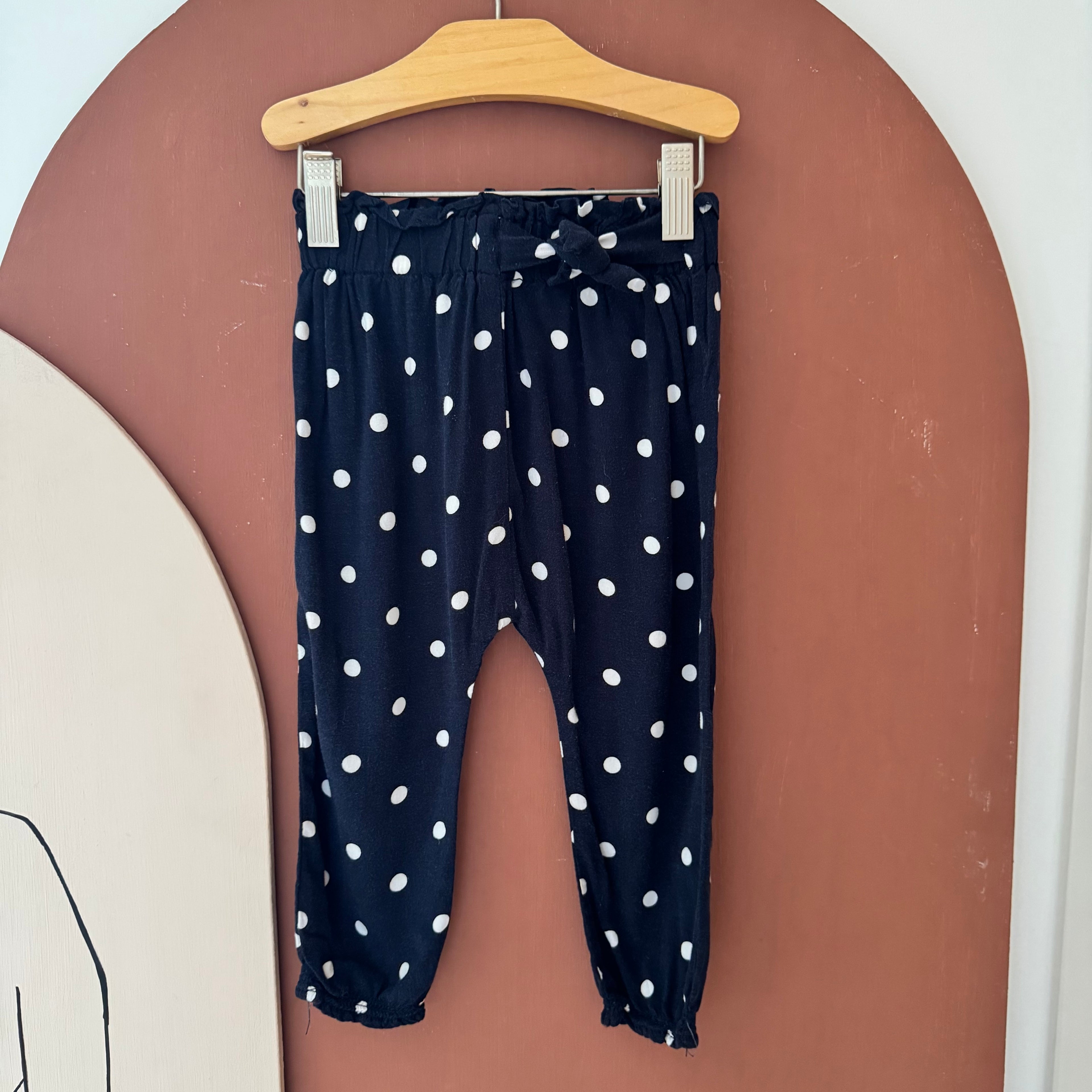 Pantalon Fluide À Motifs Pois - Kiabi - 24 mois
