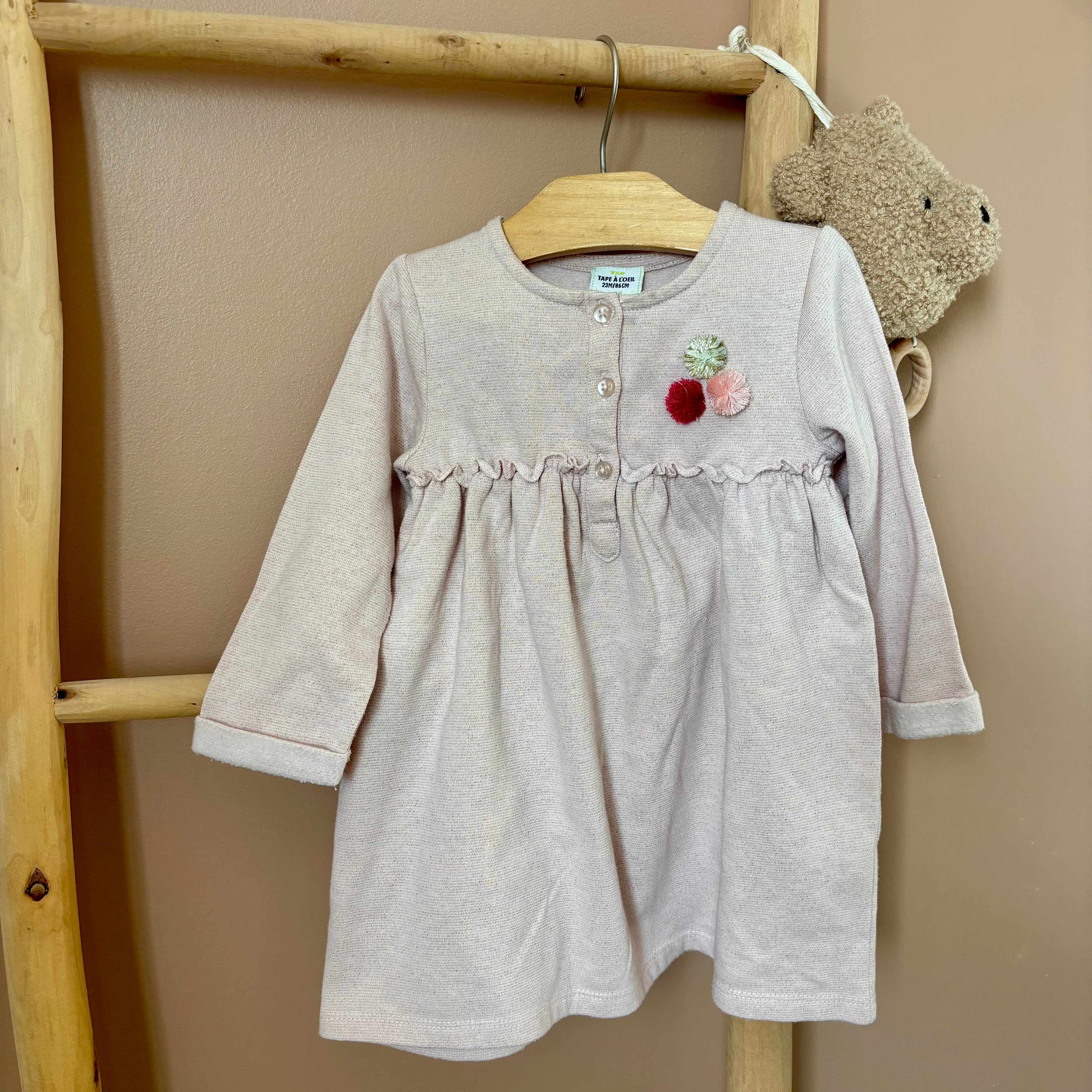 Robe Rose Pâle - Tape À l'Oeil - 23 mois