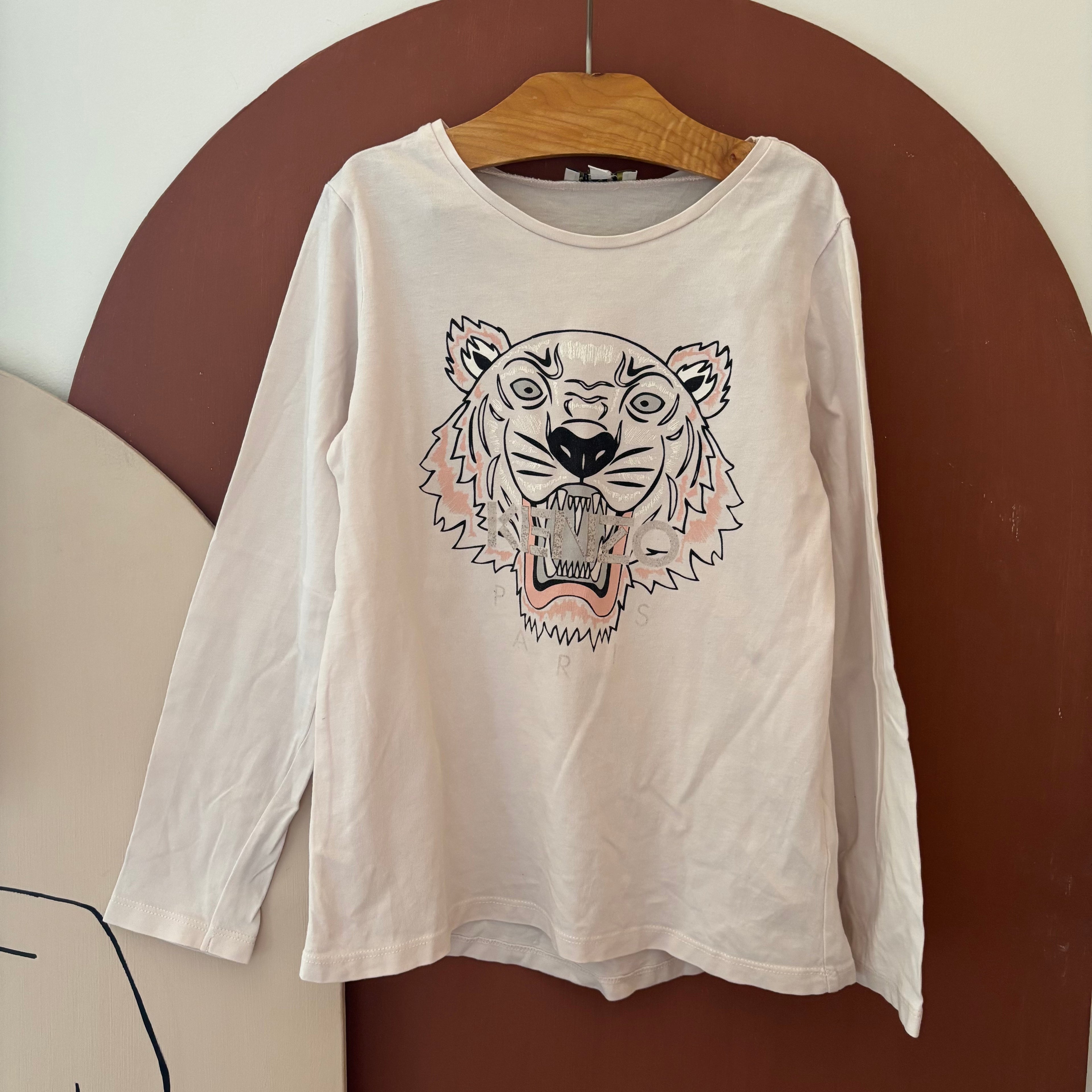 T-Shirt Rose Pâle - Kenzo - 8 ans