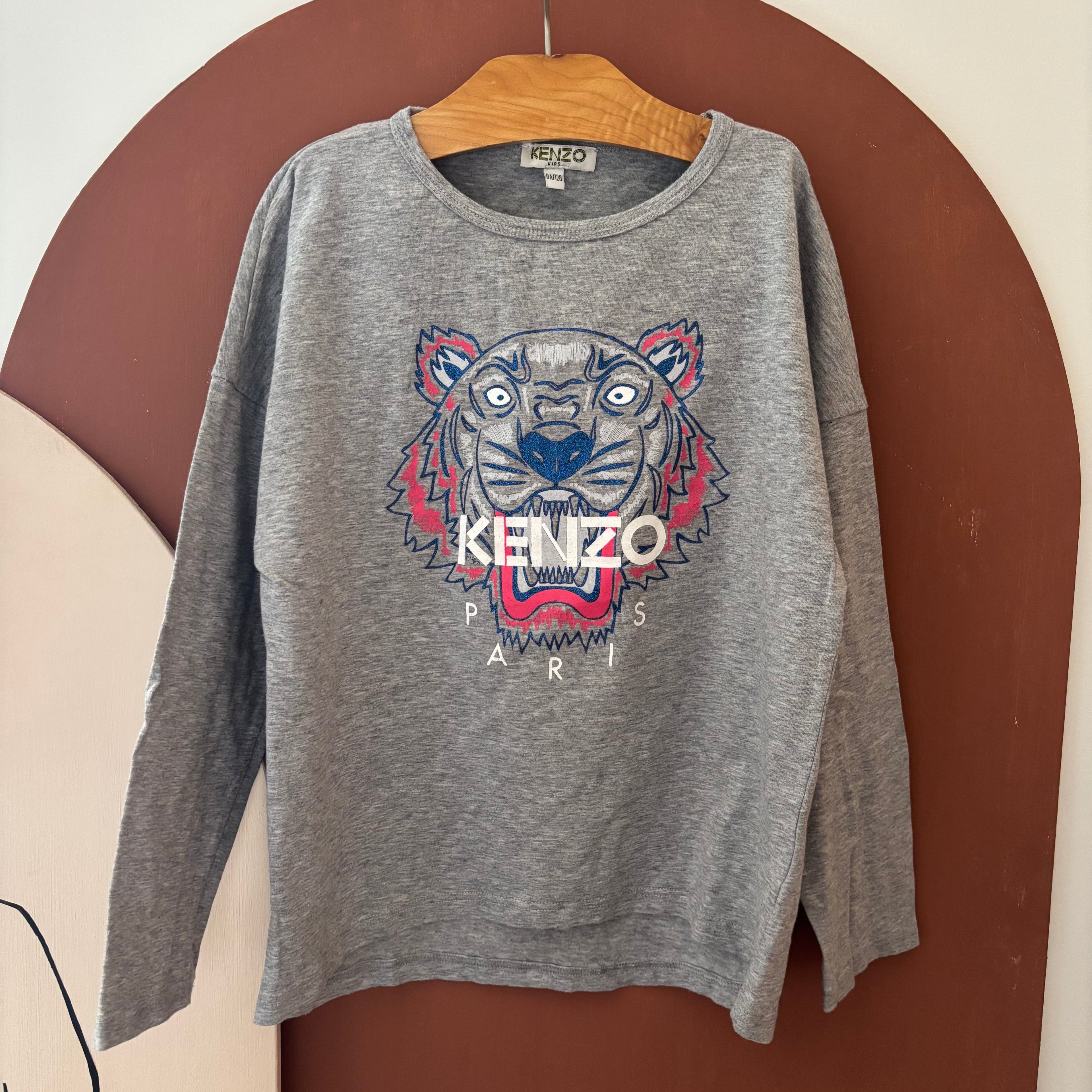 T-Shirt Gris - Kenzo - 8 ans