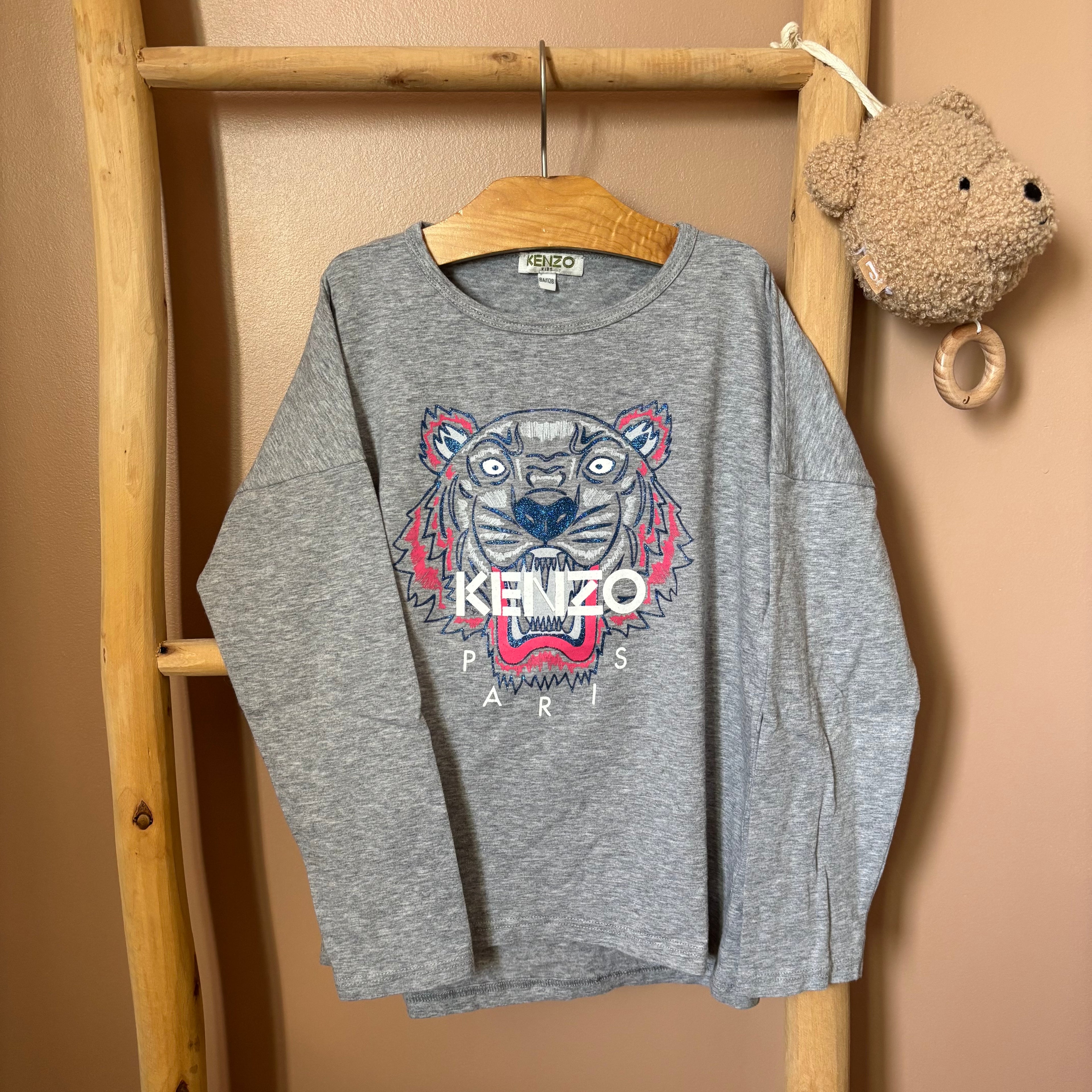 T-Shirt Gris - Kenzo - 8 ans