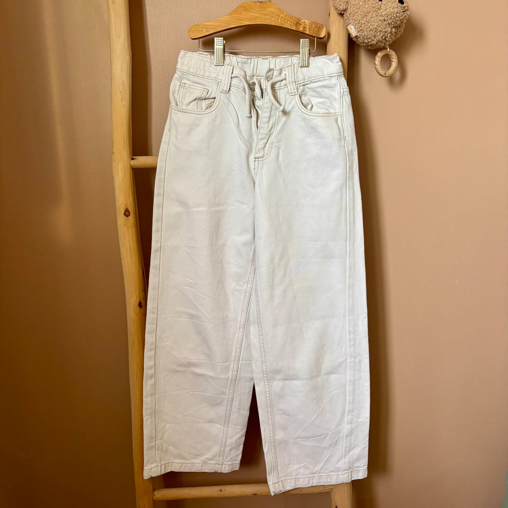 Pantalon Blanc Large - Zara - 10 ans