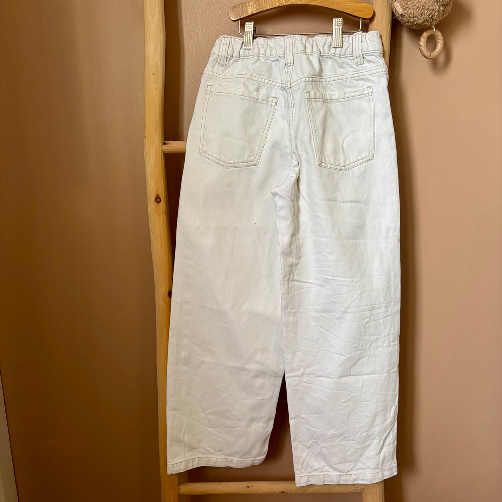 Pantalon Blanc Large - Zara - 10 ans