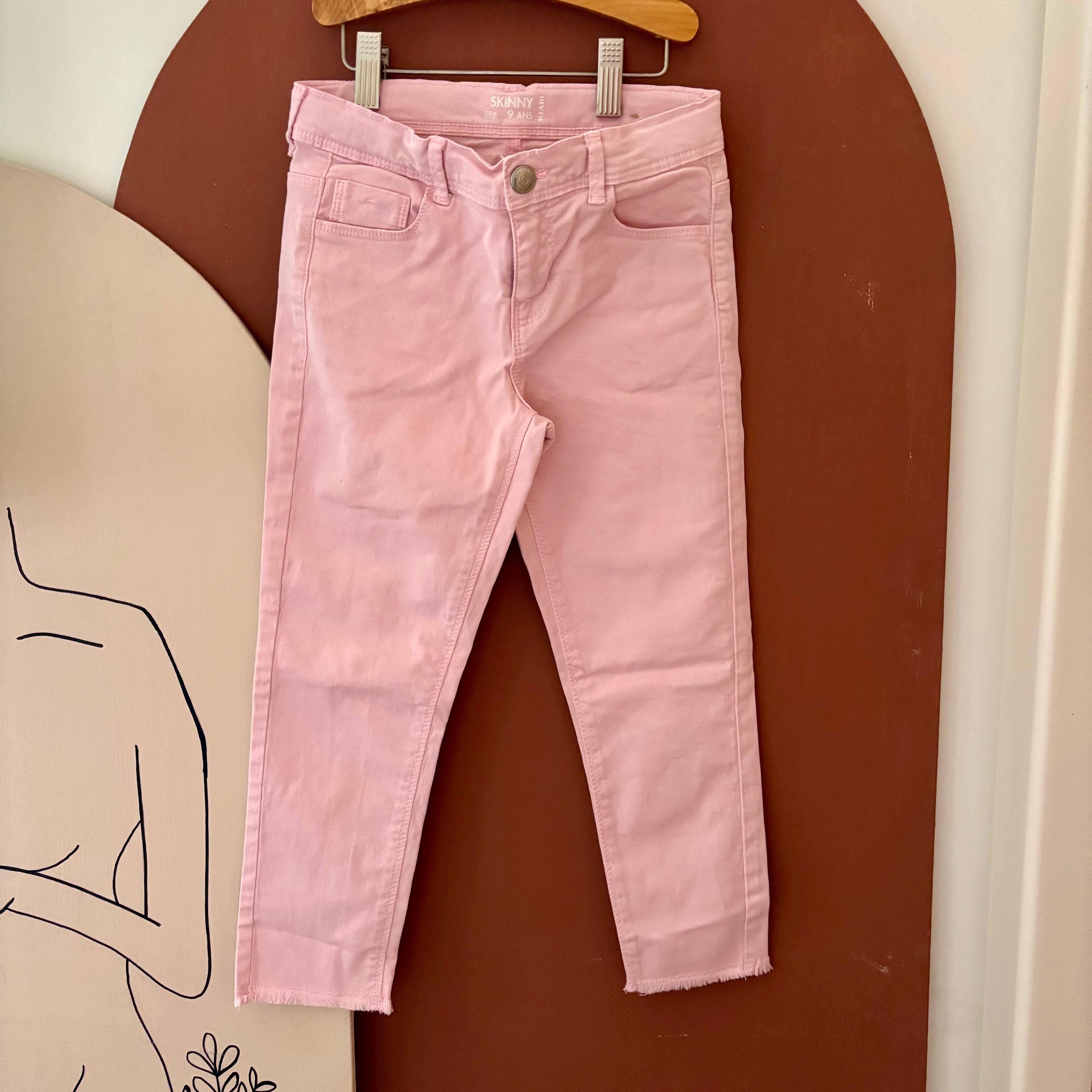 Pantalon Skinny Rose - Kiabi - 9 ans