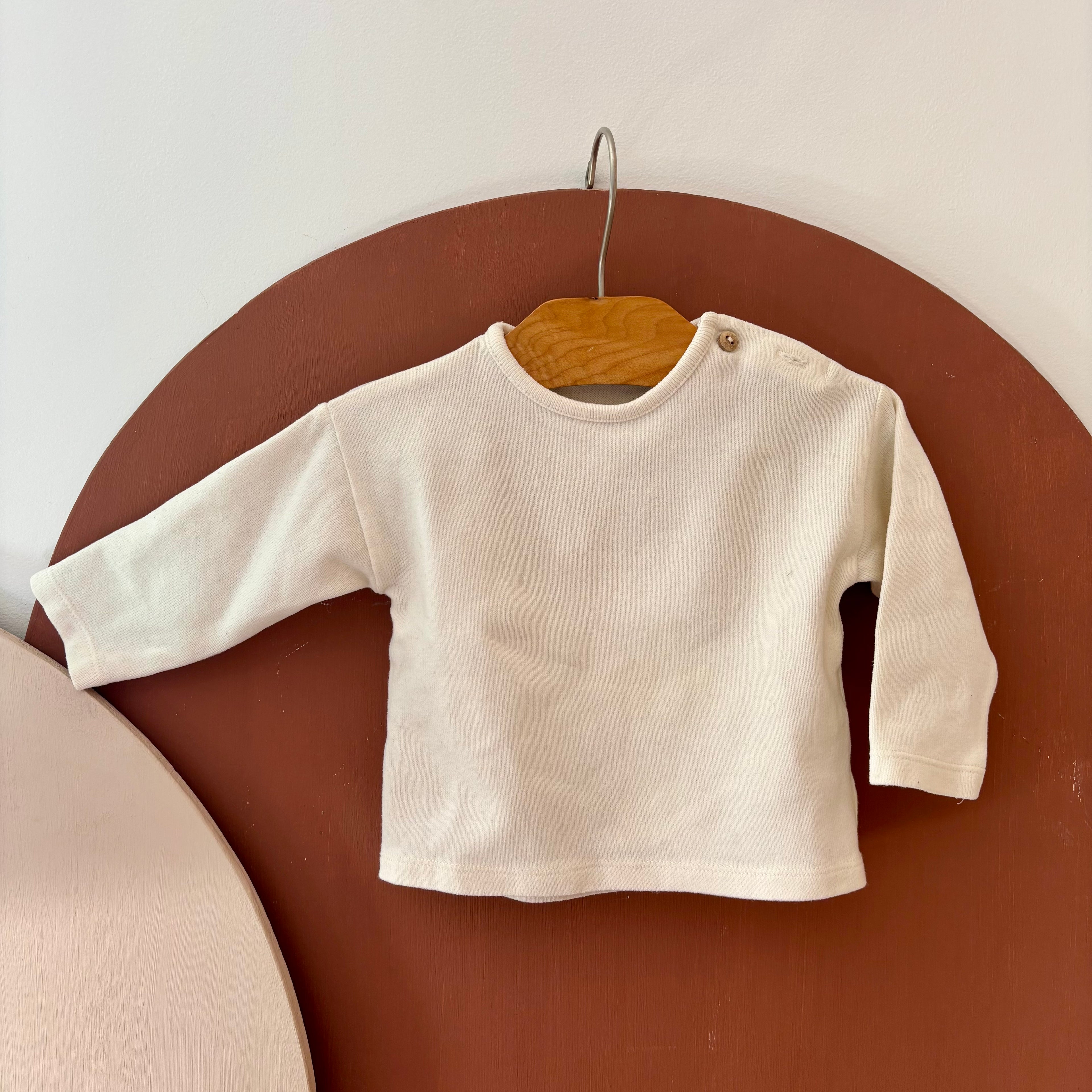 T-Shirt Crème - Zara - 3/6 mois