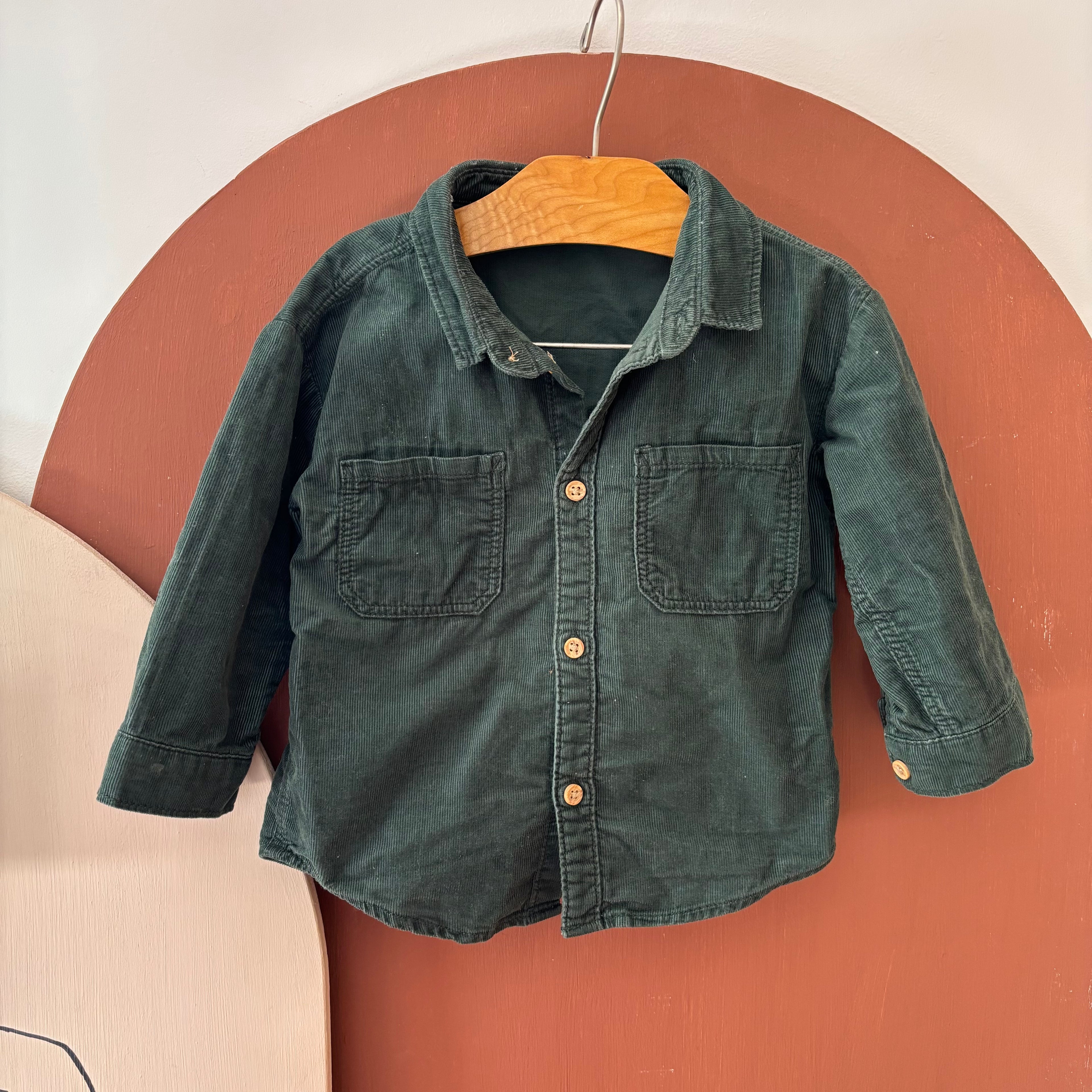 Chemise Velours Côtelé - H&M - 9/12 mois