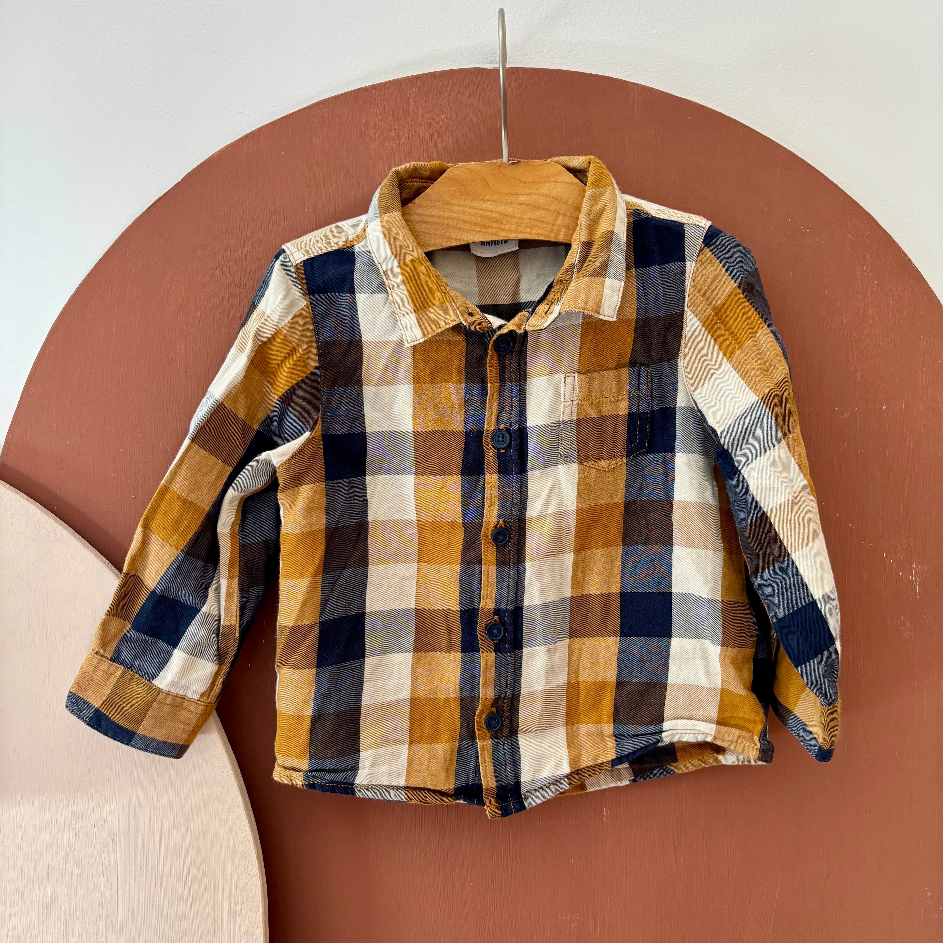 Chemise À Carreaux - Tape À l'Oeil - 18 mois