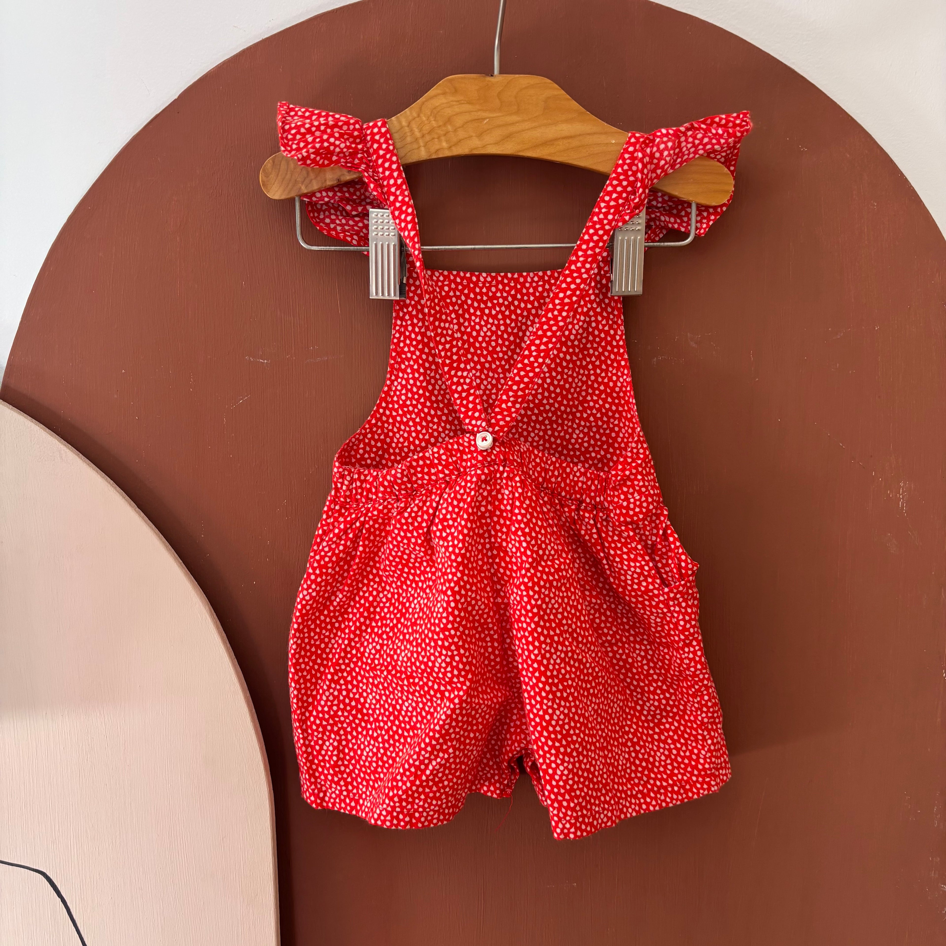 Combi-Short Rouge - Bout'Chou - 6 mois