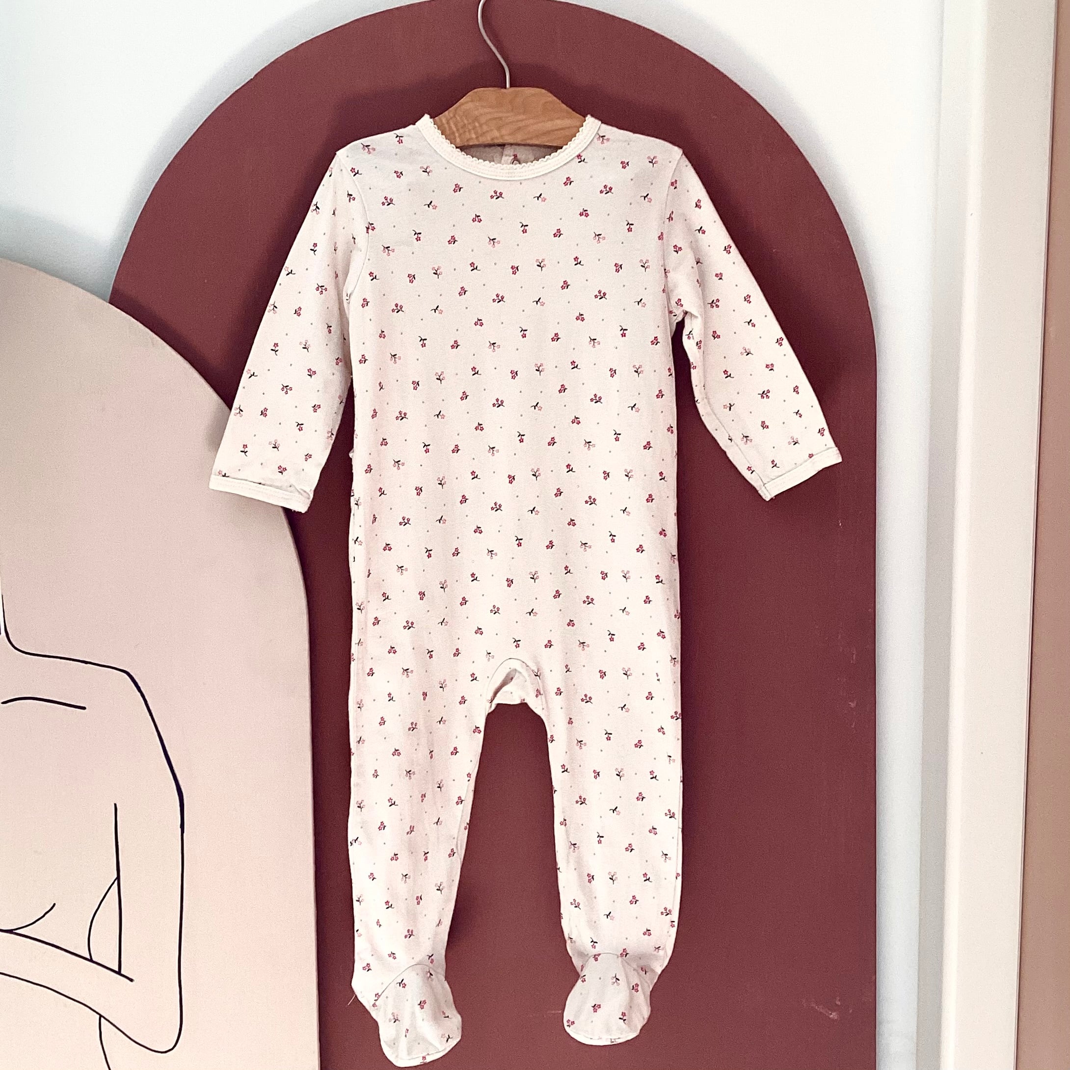 Pyjama À Motif Fleur - Kiabi - 18 mois