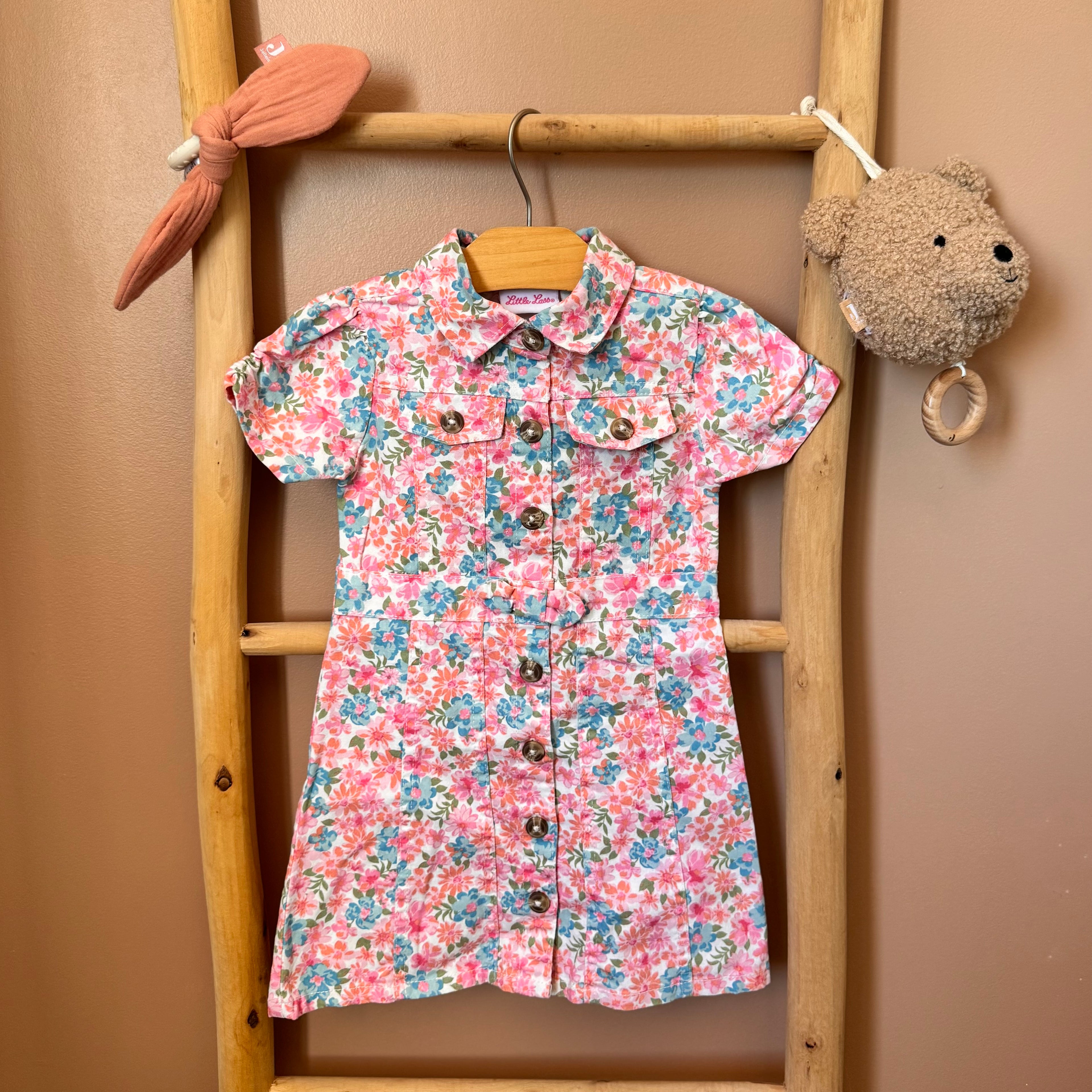Robe À Fleur - Little Lass - 3 ans