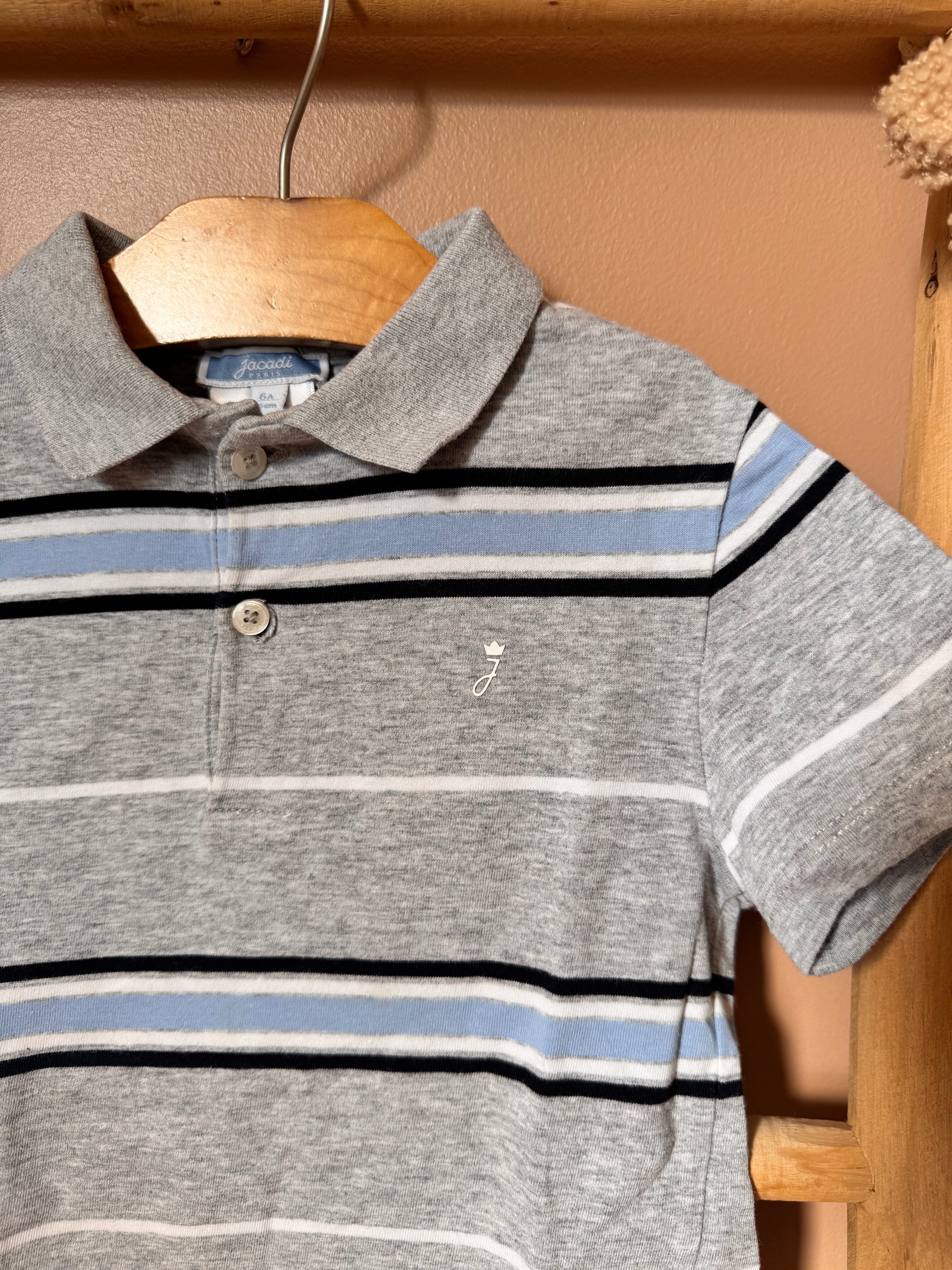 Polo Rayures - Jacadi - 6 ans