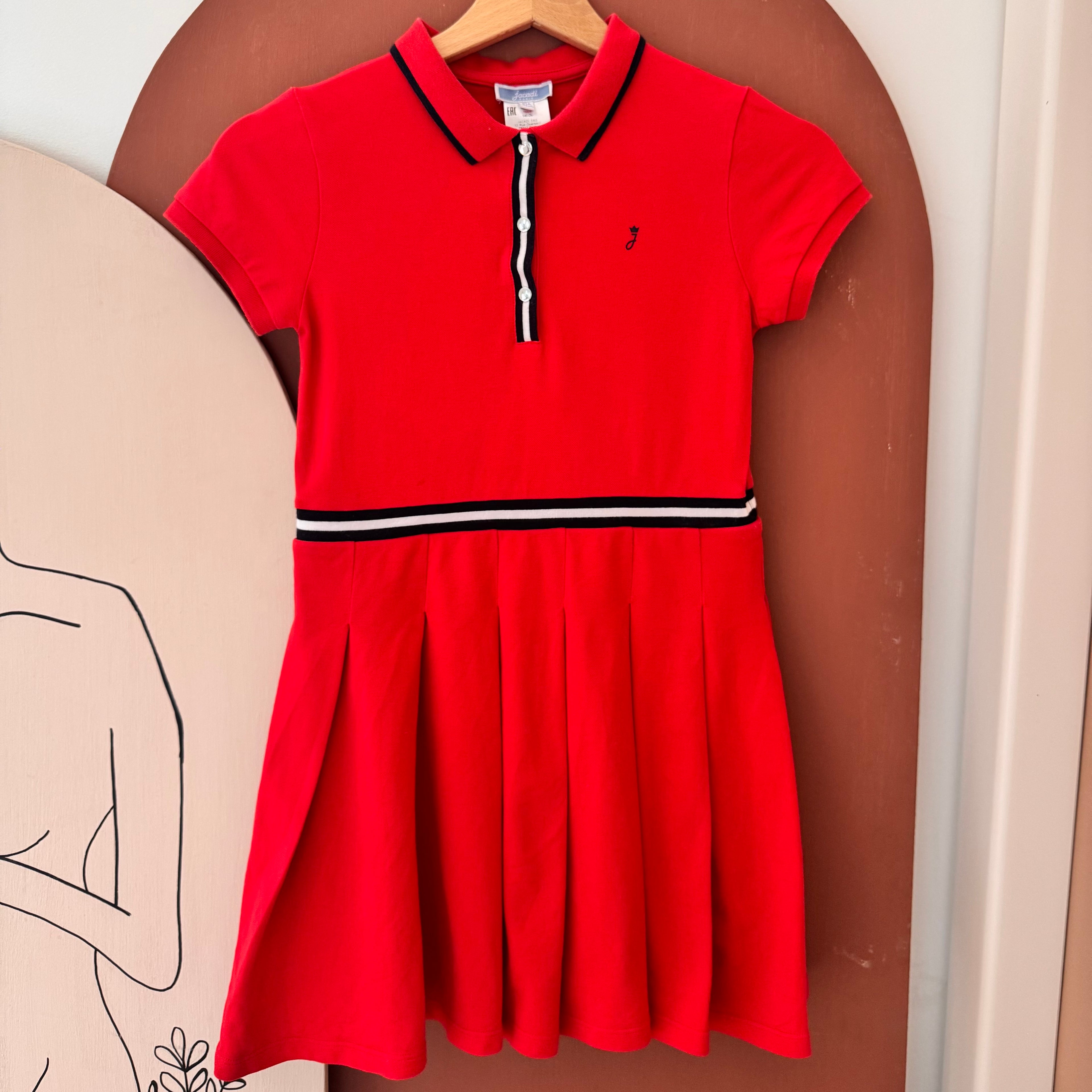 Robe Rouge - Jacadi - 10 ans