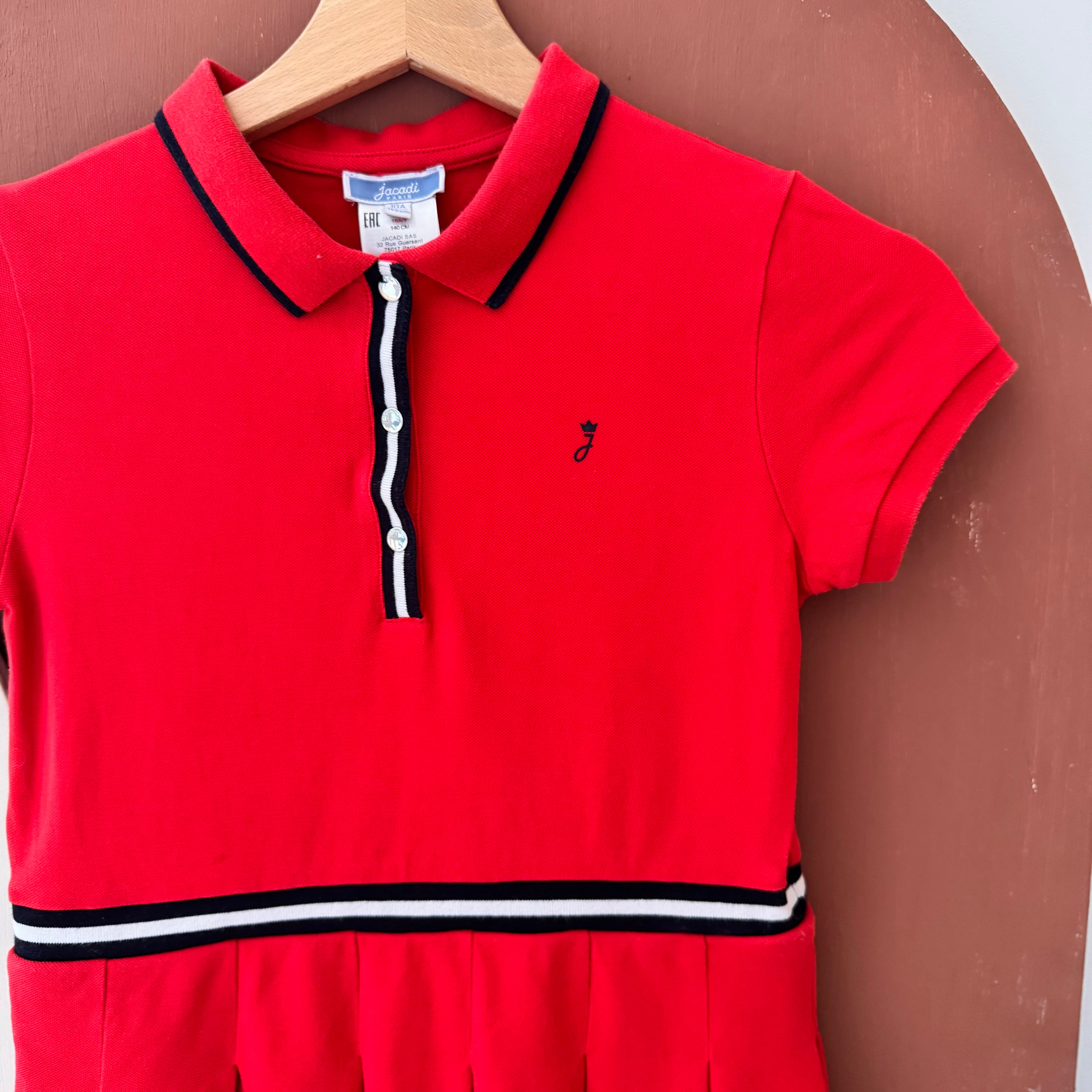 Robe Rouge - Jacadi - 10 ans