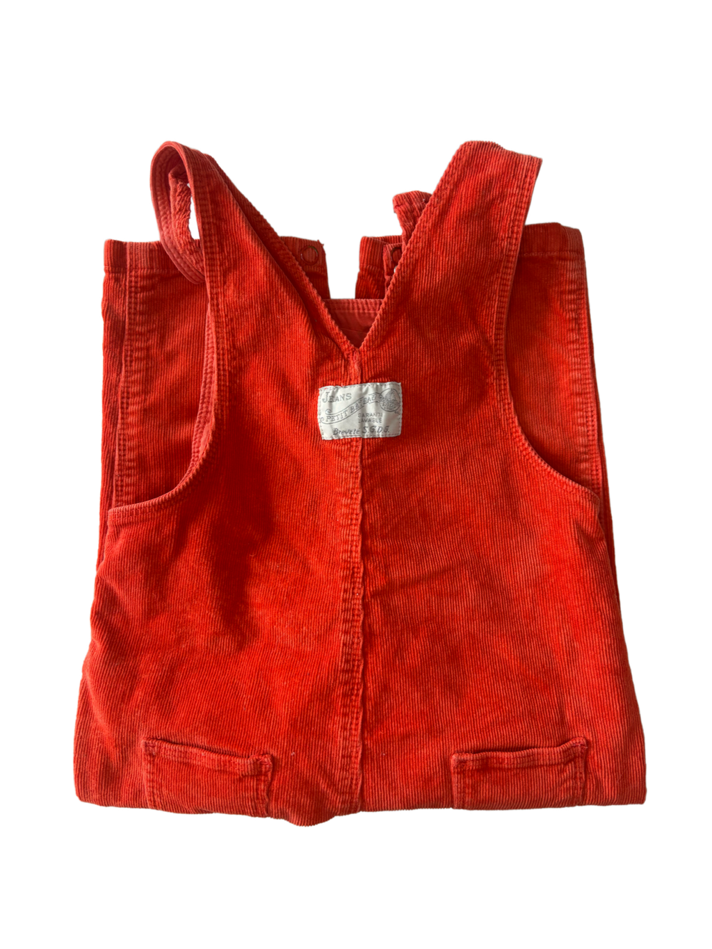 Salopette Rouge - Petit Bateau - 18 mois