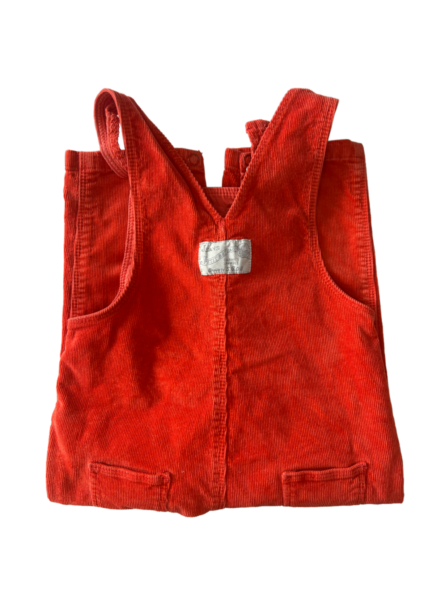 Salopette Rouge - Petit Bateau - 18 mois