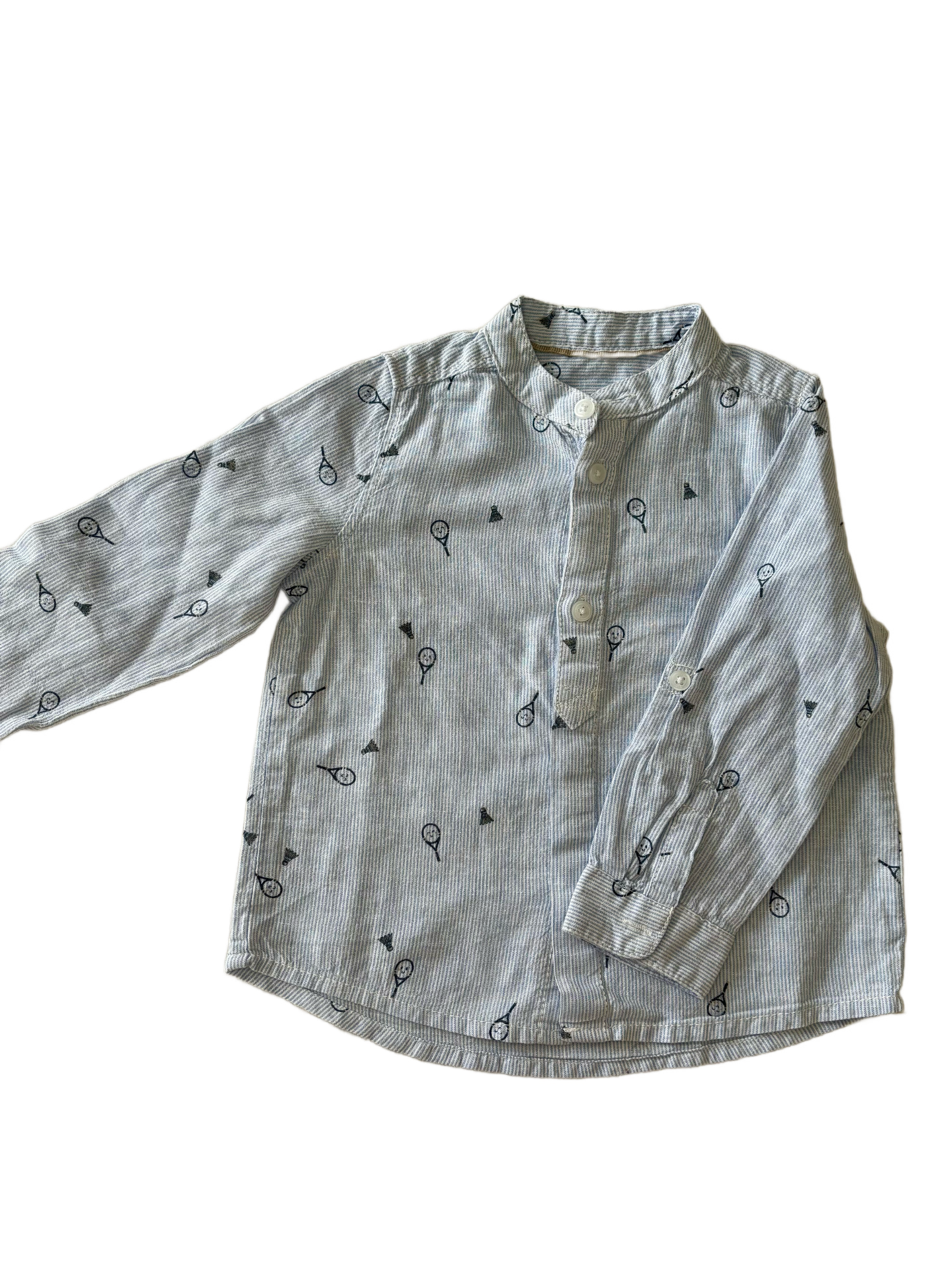 Chemise Rayée Bleue - Inextenso - 18 mois