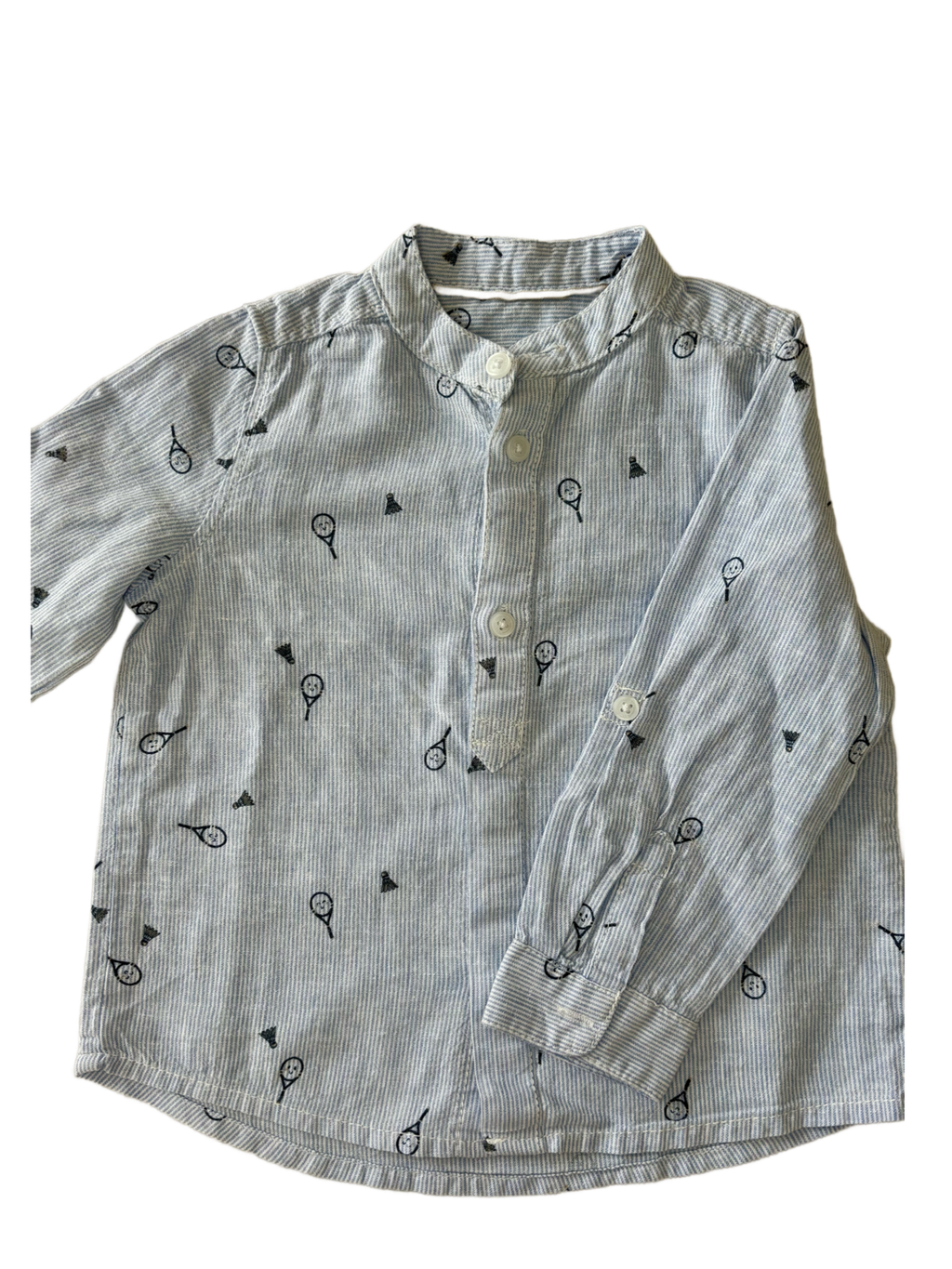 Chemise Rayée Bleue - Inextenso - 18 mois