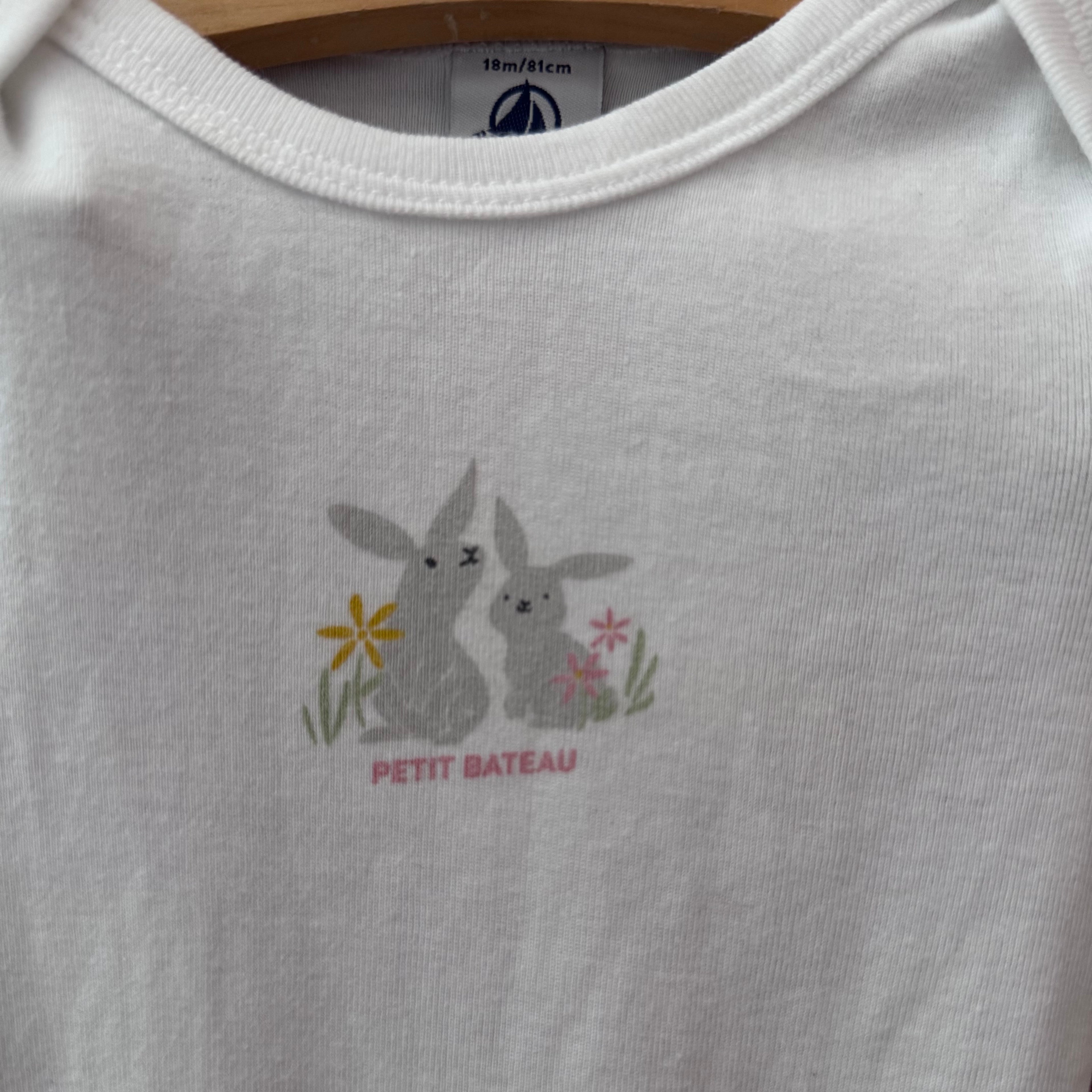 Body À Manches Courtes - Petit Bateau - 18 mois