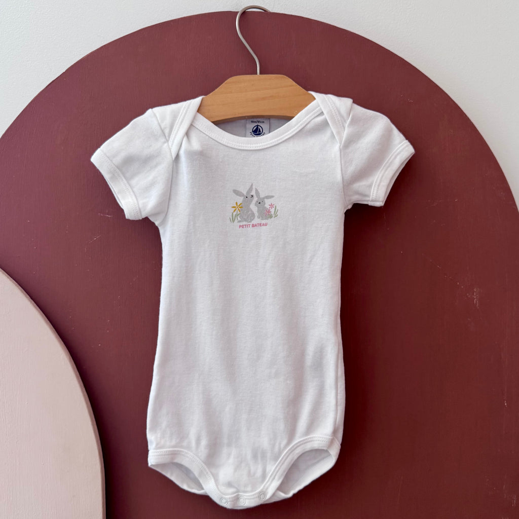 Body À Manches Courtes - Petit Bateau - 18 mois