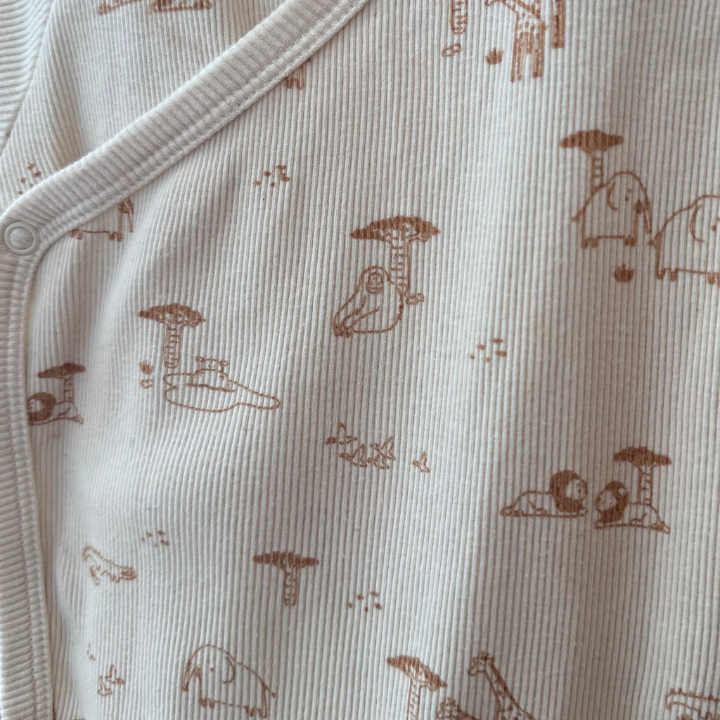 Body Manches Courtes À Motif Animal - Kiabi - 24 mois