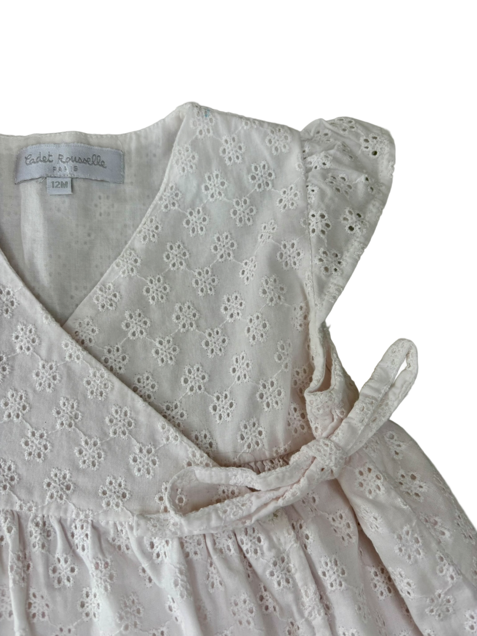 Robe Blanche - Cadet Rousselle - 12 mois