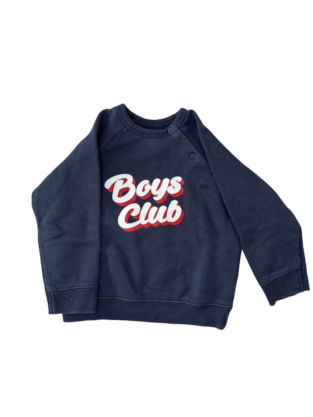Sweat Bleu Marine - Bout'Chou - 12 mois