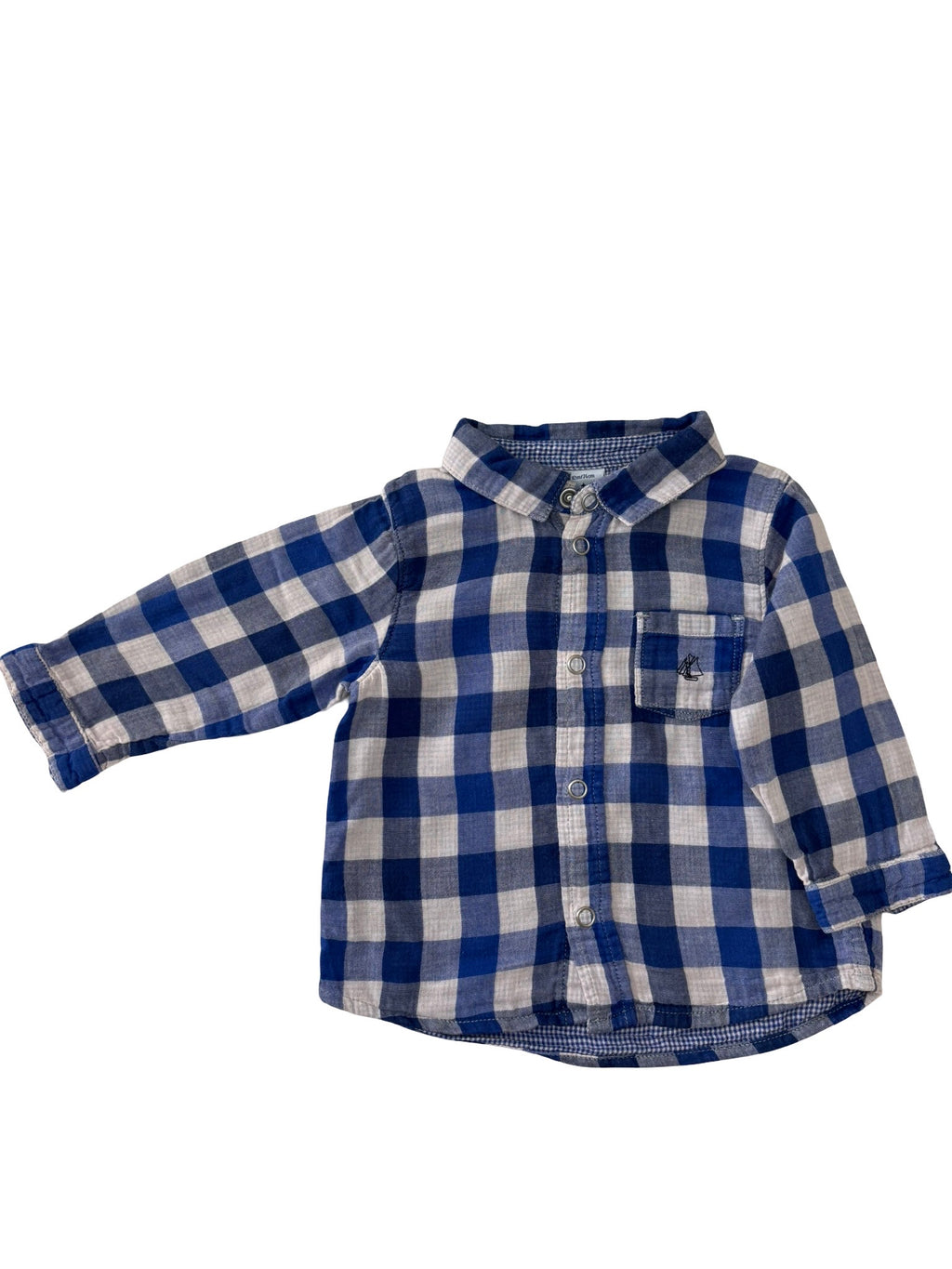Chemise À Carreaux - Petit Bateau - 12 mois