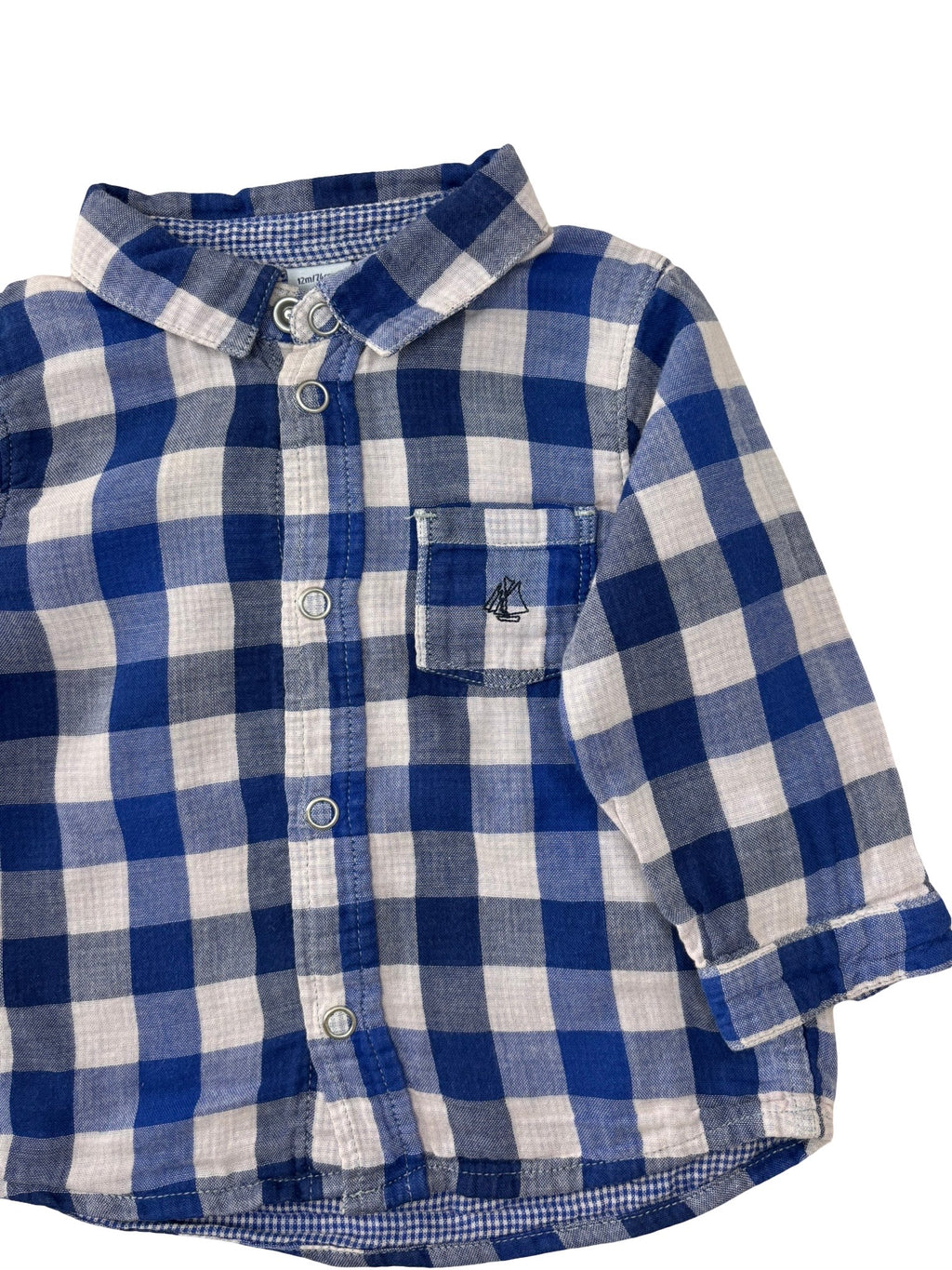 Chemise À Carreaux - Petit Bateau - 12 mois
