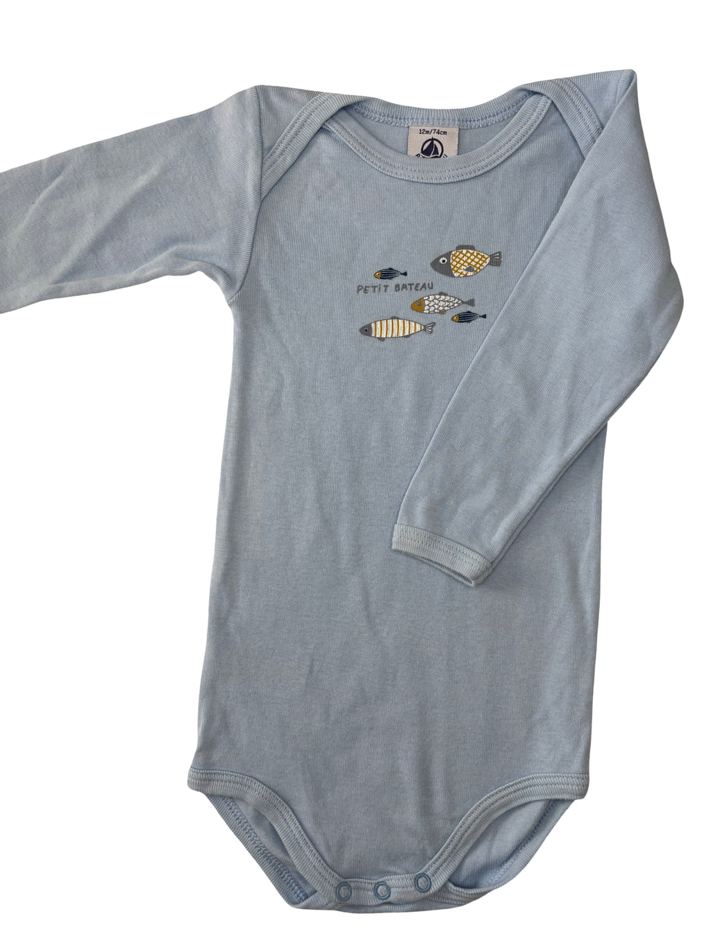 Bodie Bleu - Petit Bateau - 12 mois