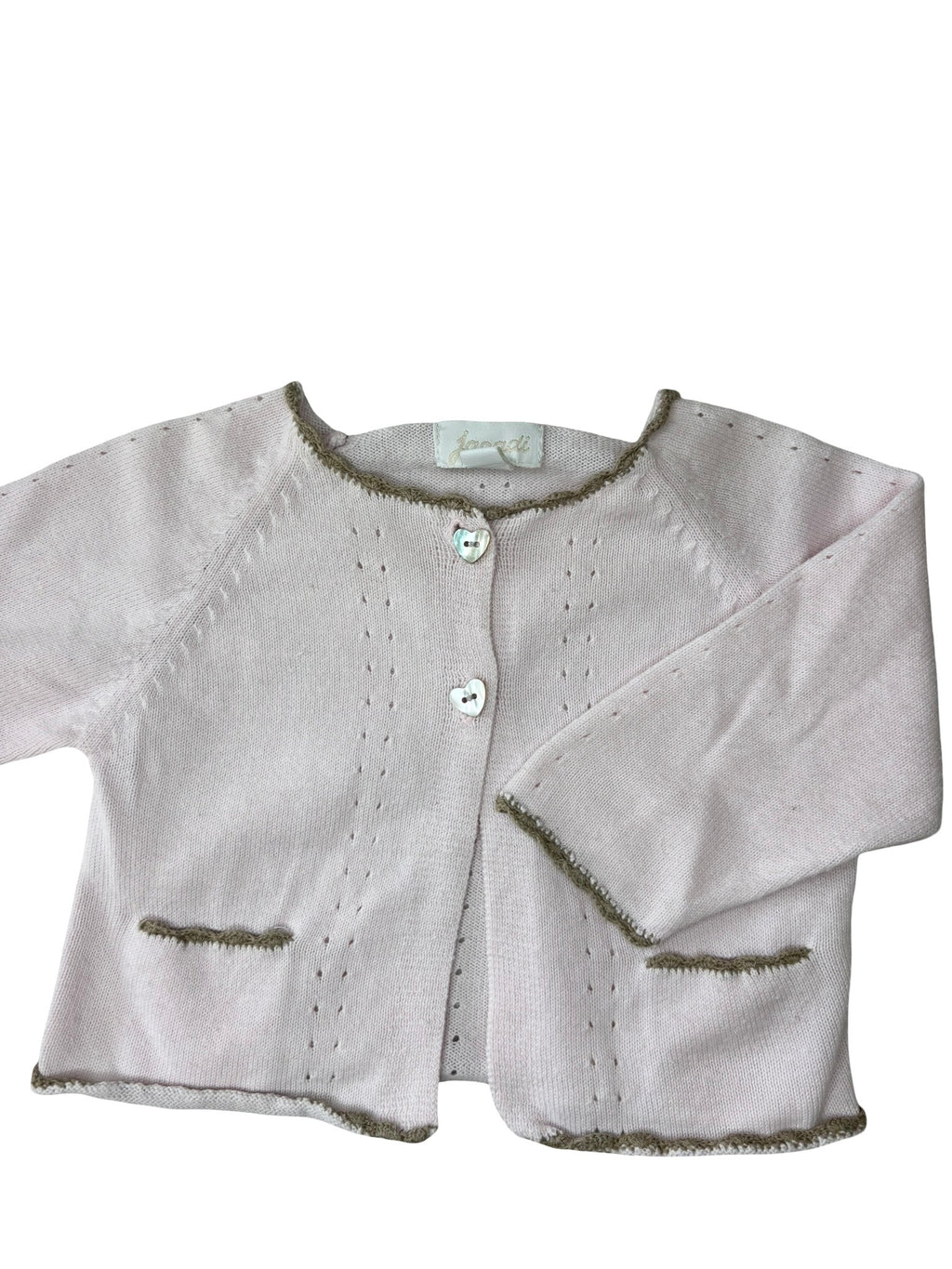 Veste Fine Rose Pâle - Jacadi - 3 mois