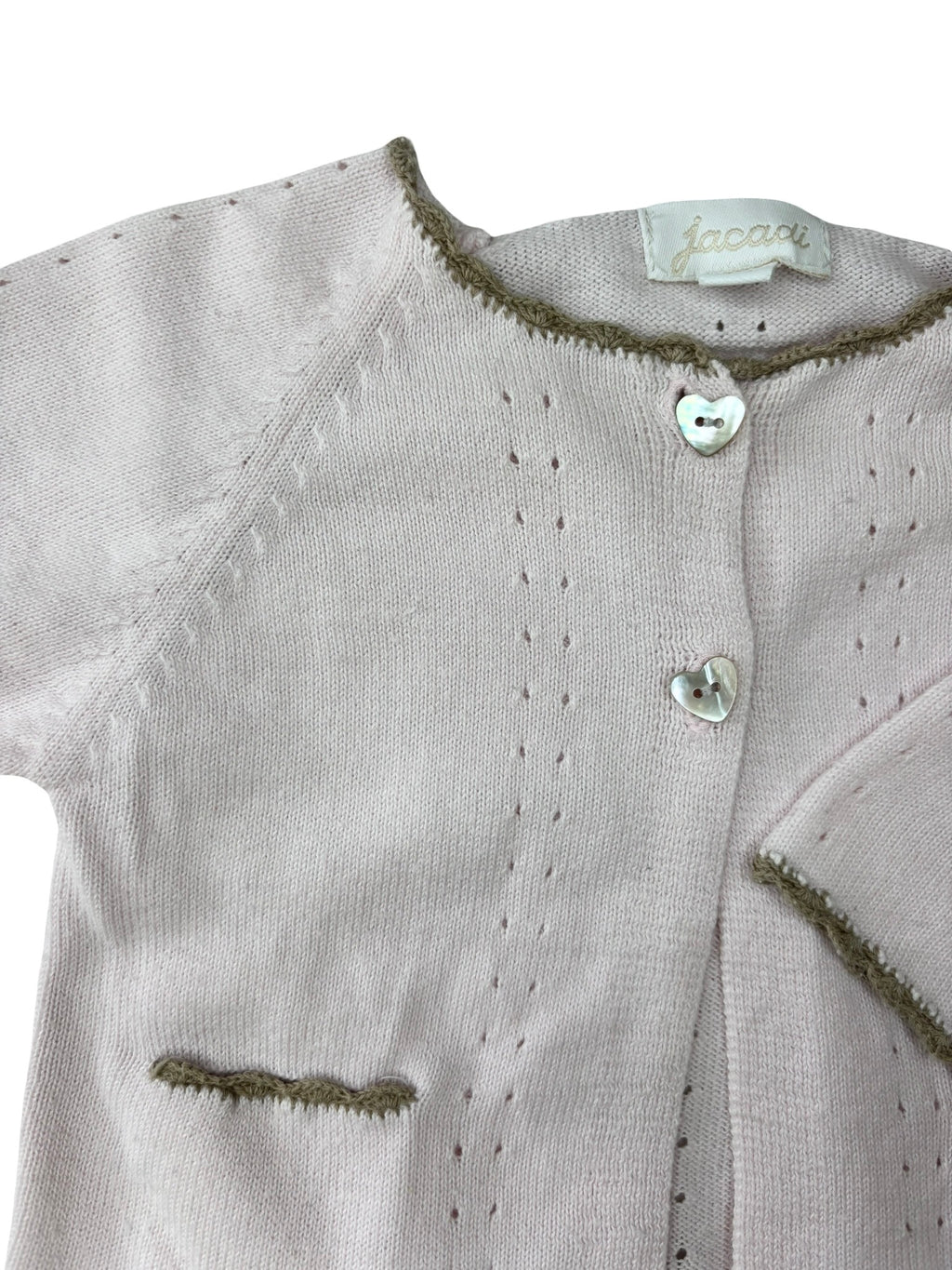 Veste Fine Rose Pâle - Jacadi - 3 mois