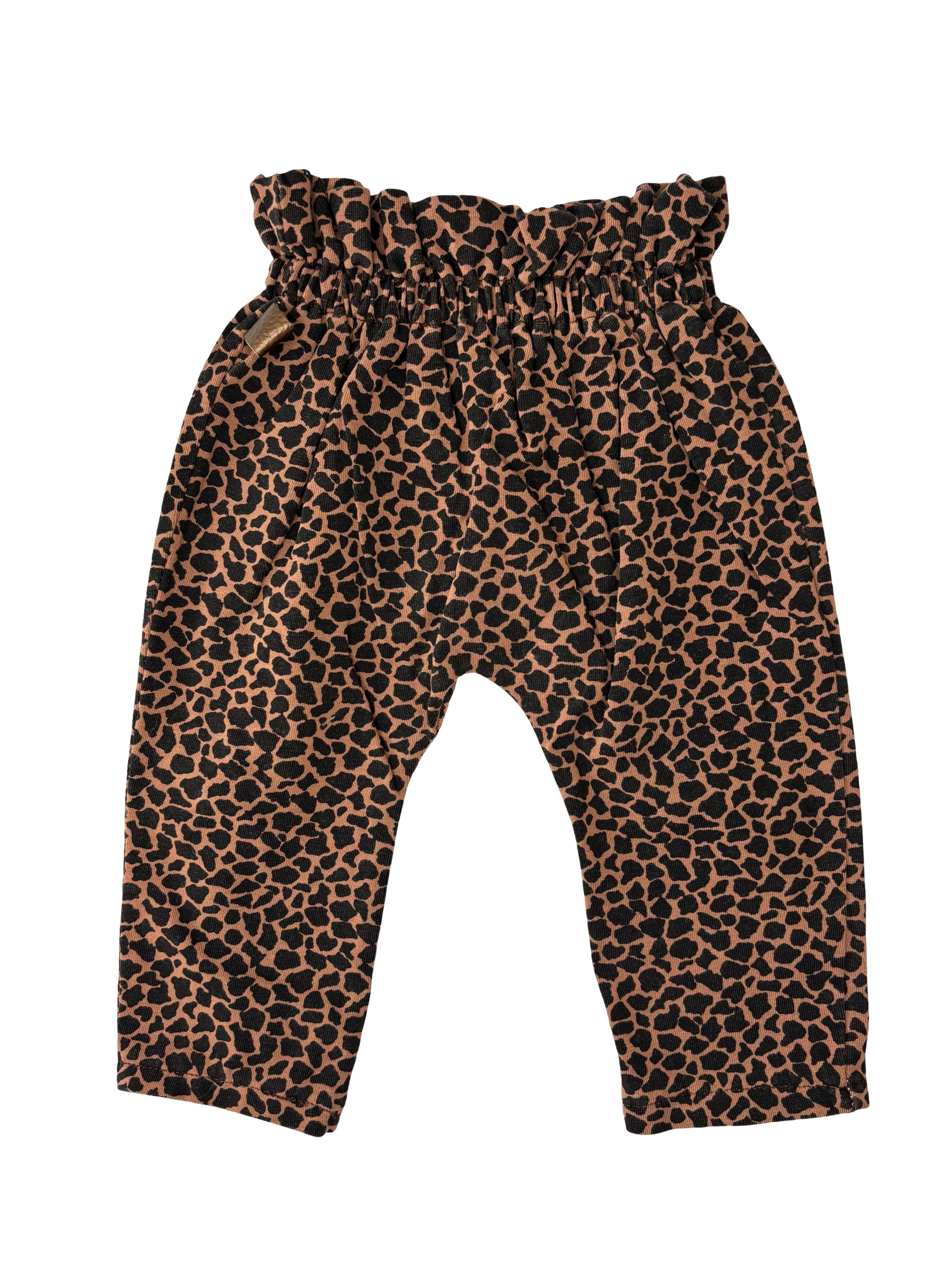 Pantalon Léopard - Fait Main - 3 mois