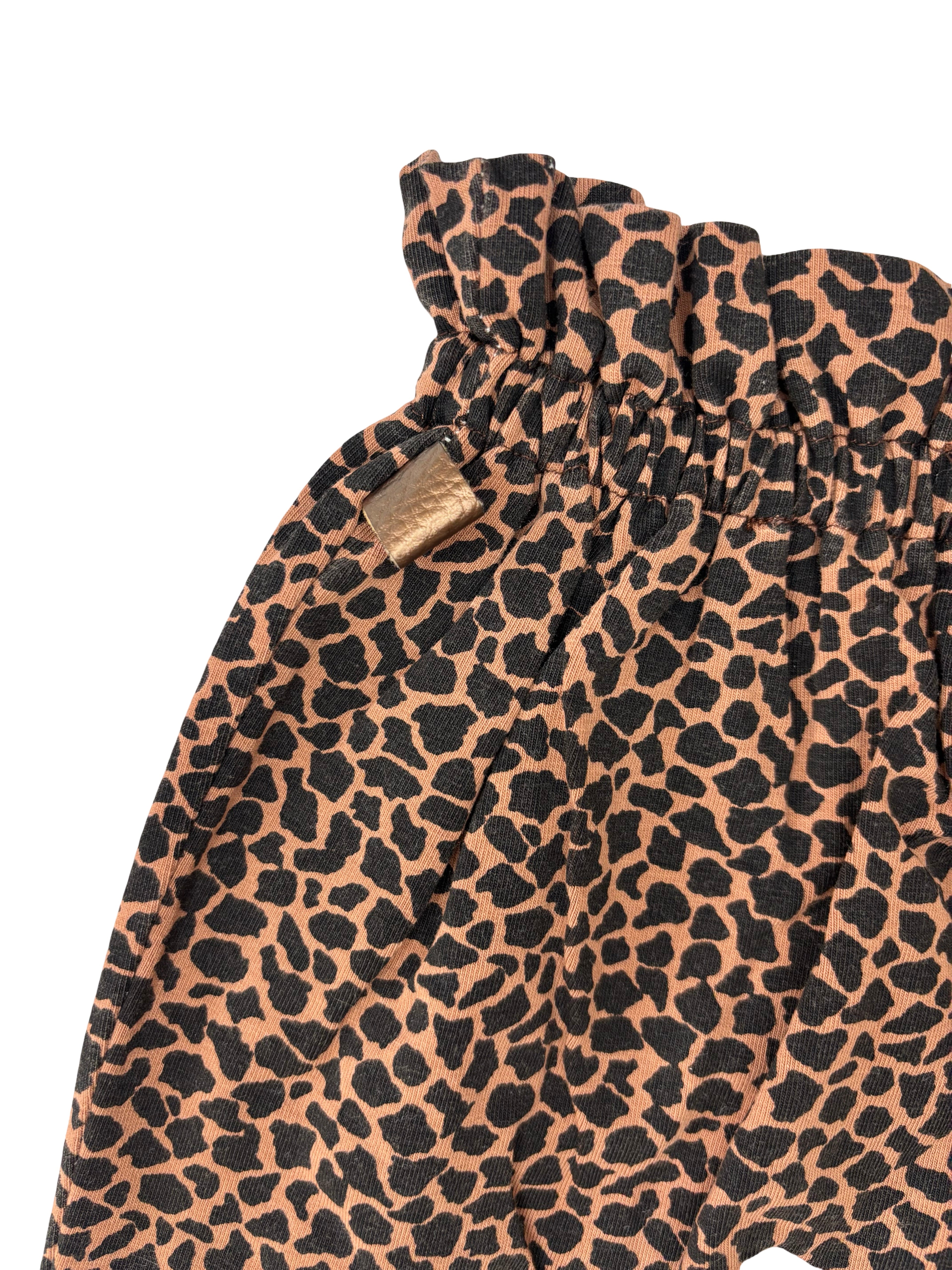 Pantalon Léopard - Fait Main - 3 mois