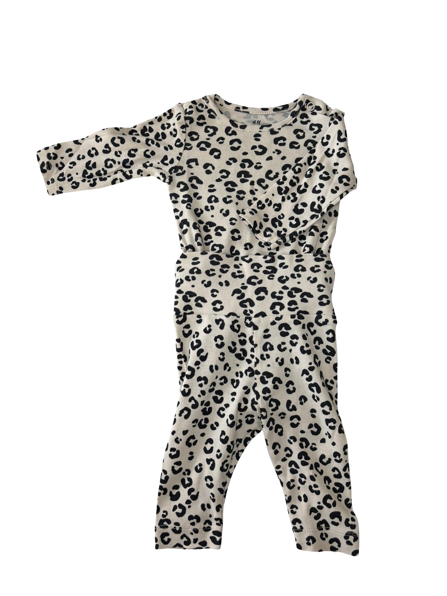 Ensemble Bodie/Legging Léopard - H&M - 3 mois