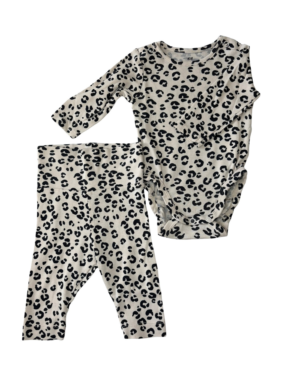 Ensemble Bodie/Legging Léopard - H&M - 3 mois